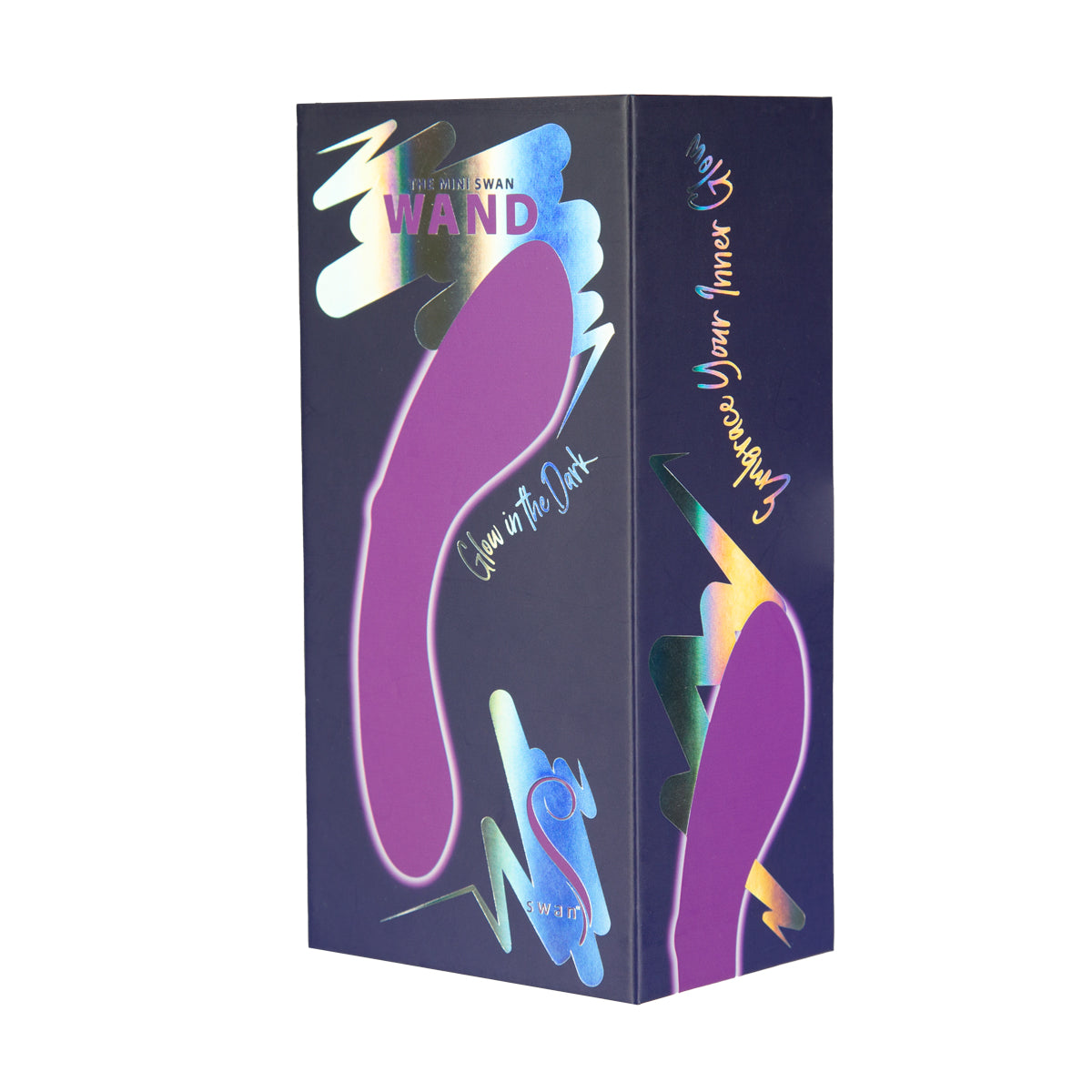 Swan - The Mini Swan® Wand - Glow in the Dark - Purple