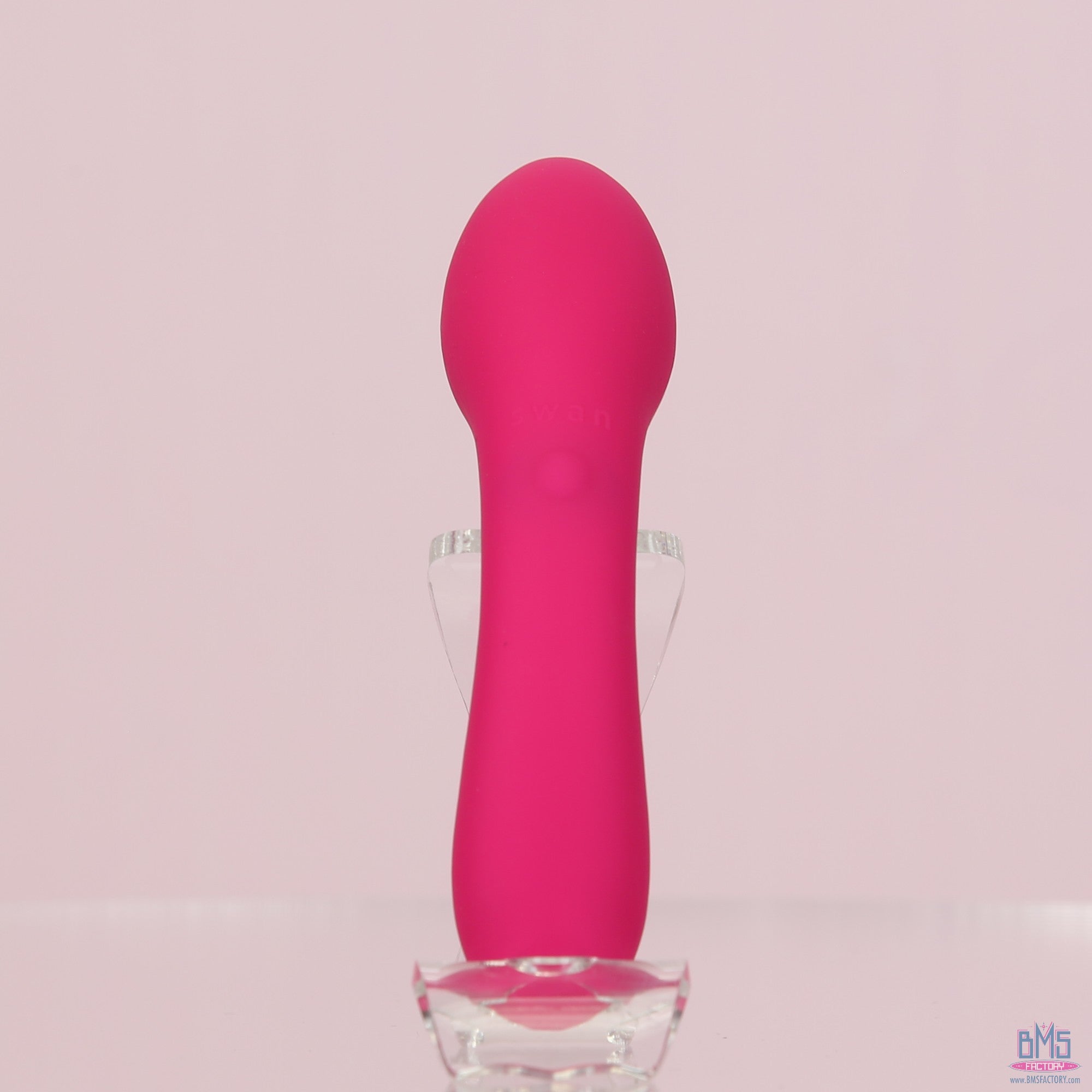 Swan - Mini Wand - Clitoral Vibrator - Rechargeable - Pink