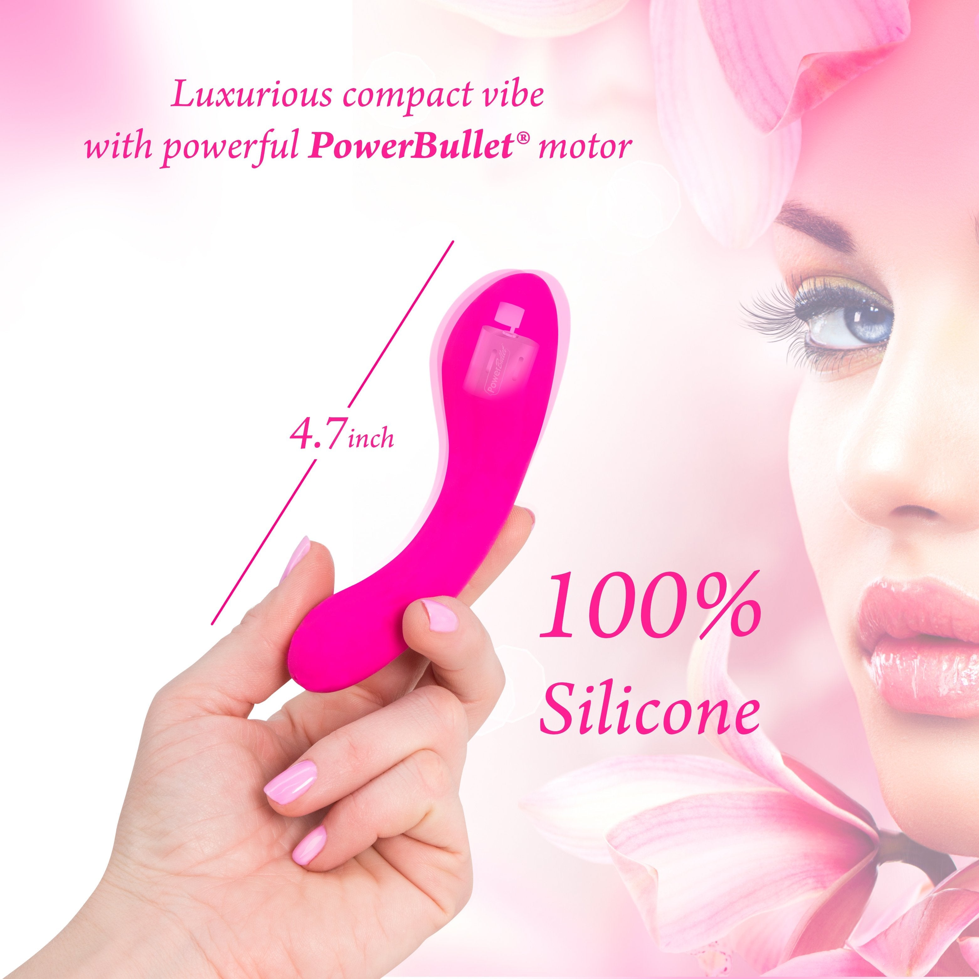 Swan - Mini baguette magique - Vibrateur clitoridien - Rechargeable - Rose