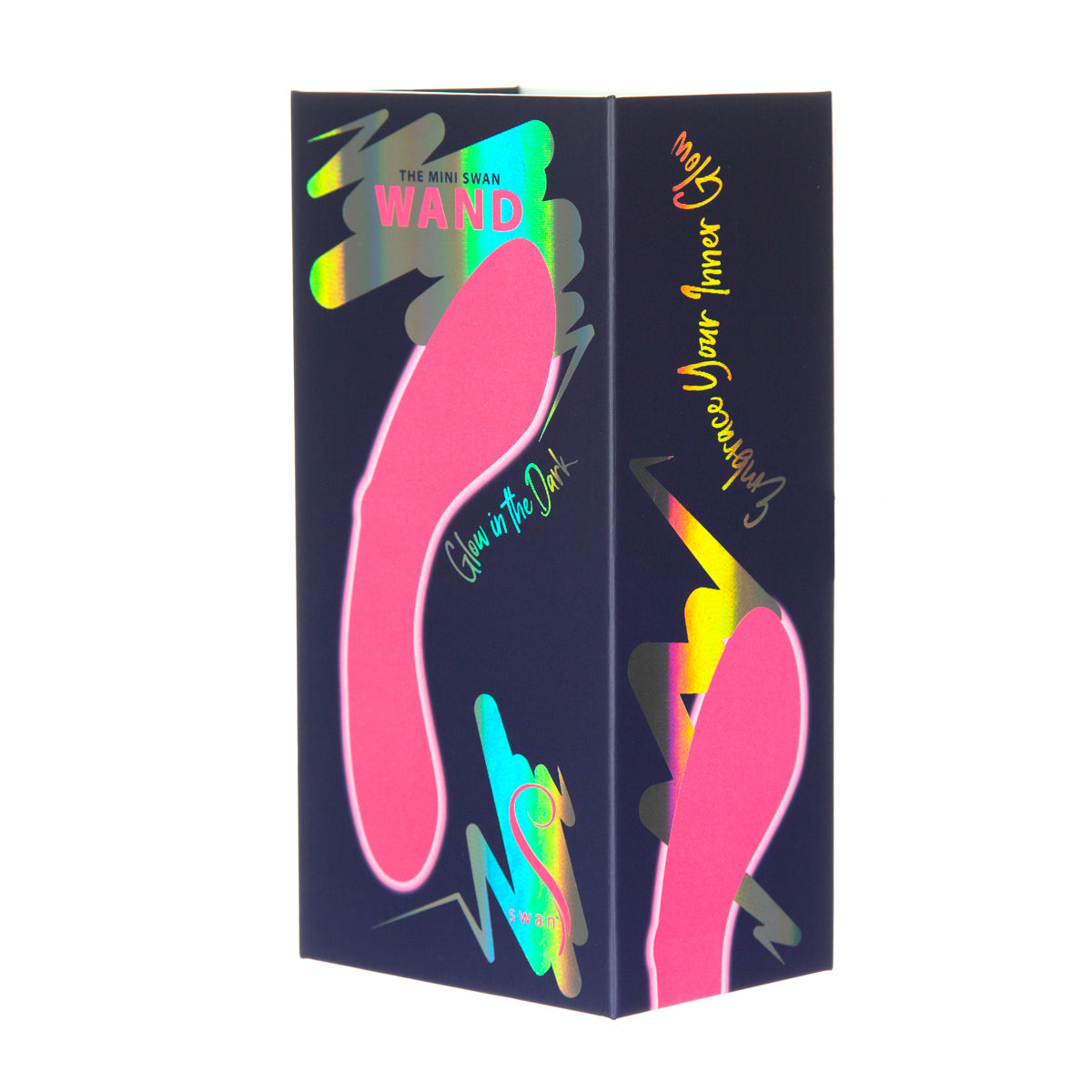 Swan - Mini baguette Swan® - Brille dans le noir - Rose