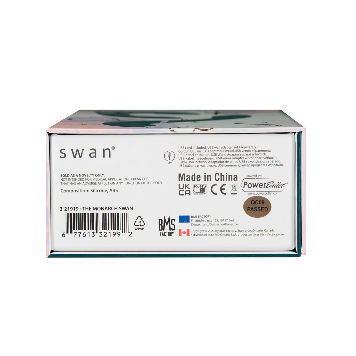 Swan - Monarch - Vibromasseur et stimulateur Transform With A Twist - Teal