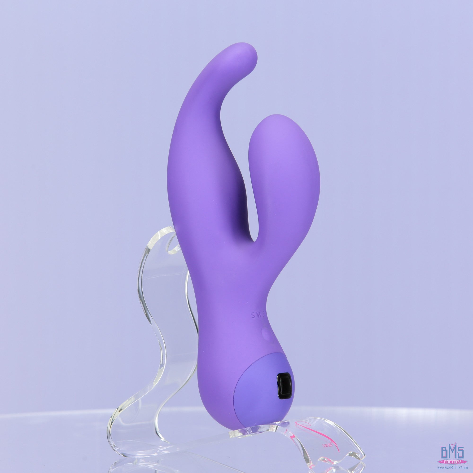 Swan - Touch - Solo - Dual Vibrator - Rechargeable - Purple