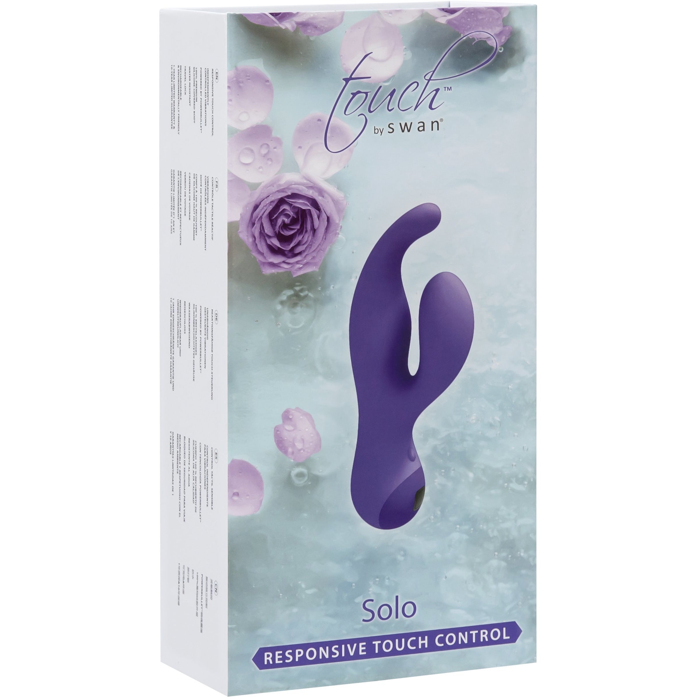 Swan - Touch - Solo - Dual Vibrator - Rechargeable - Purple