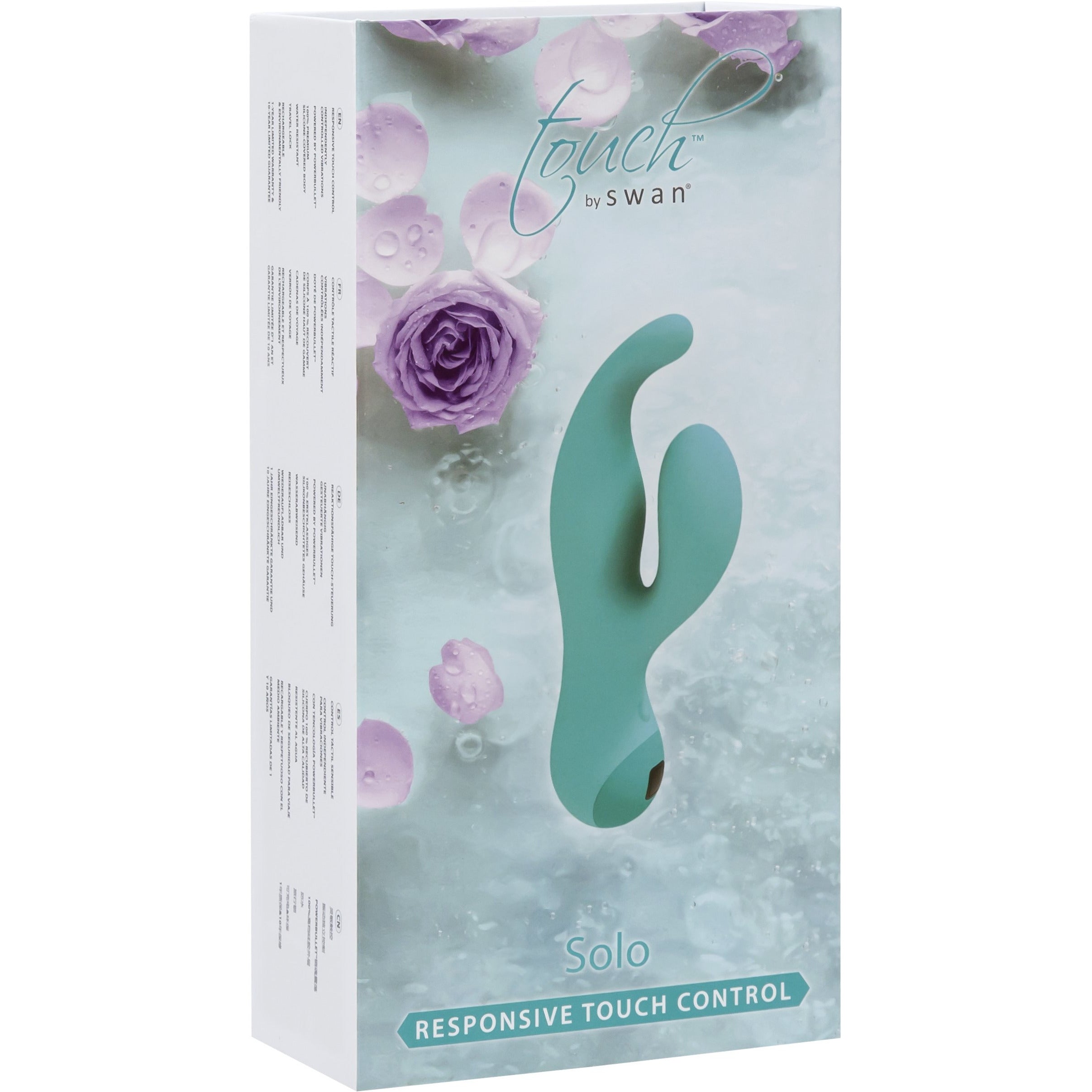 Swan - Touch - Solo - Dual Vibrator - Rechargeable - Teal