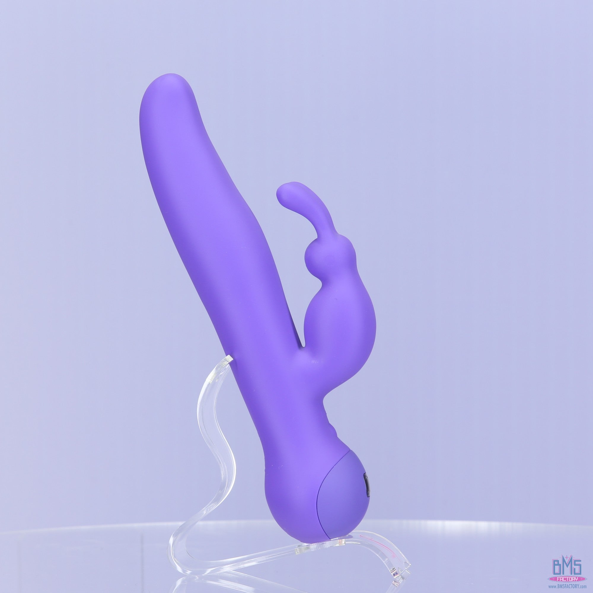 Swan - Touch - Duo - Dual Rabbit Vibrator - Rechargeable - Purple