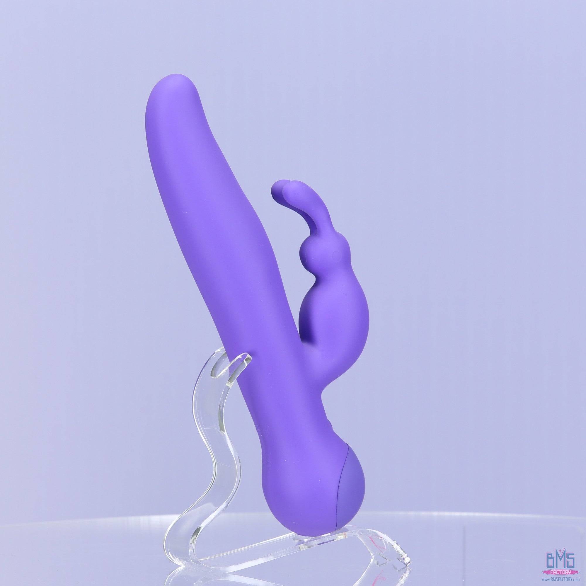 Swan - Touch - Duo - Dual Rabbit Vibrator - Rechargeable - Purple