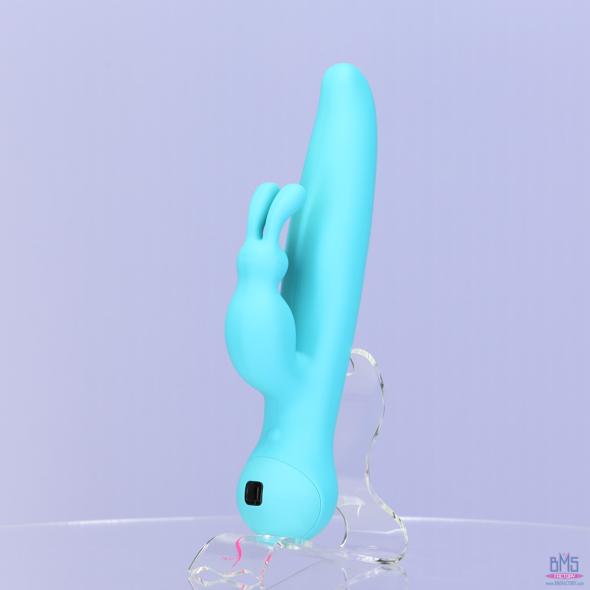 Swan - Touch - Duo - Dual Rabbit Vibrator - Rechargeable - Teal