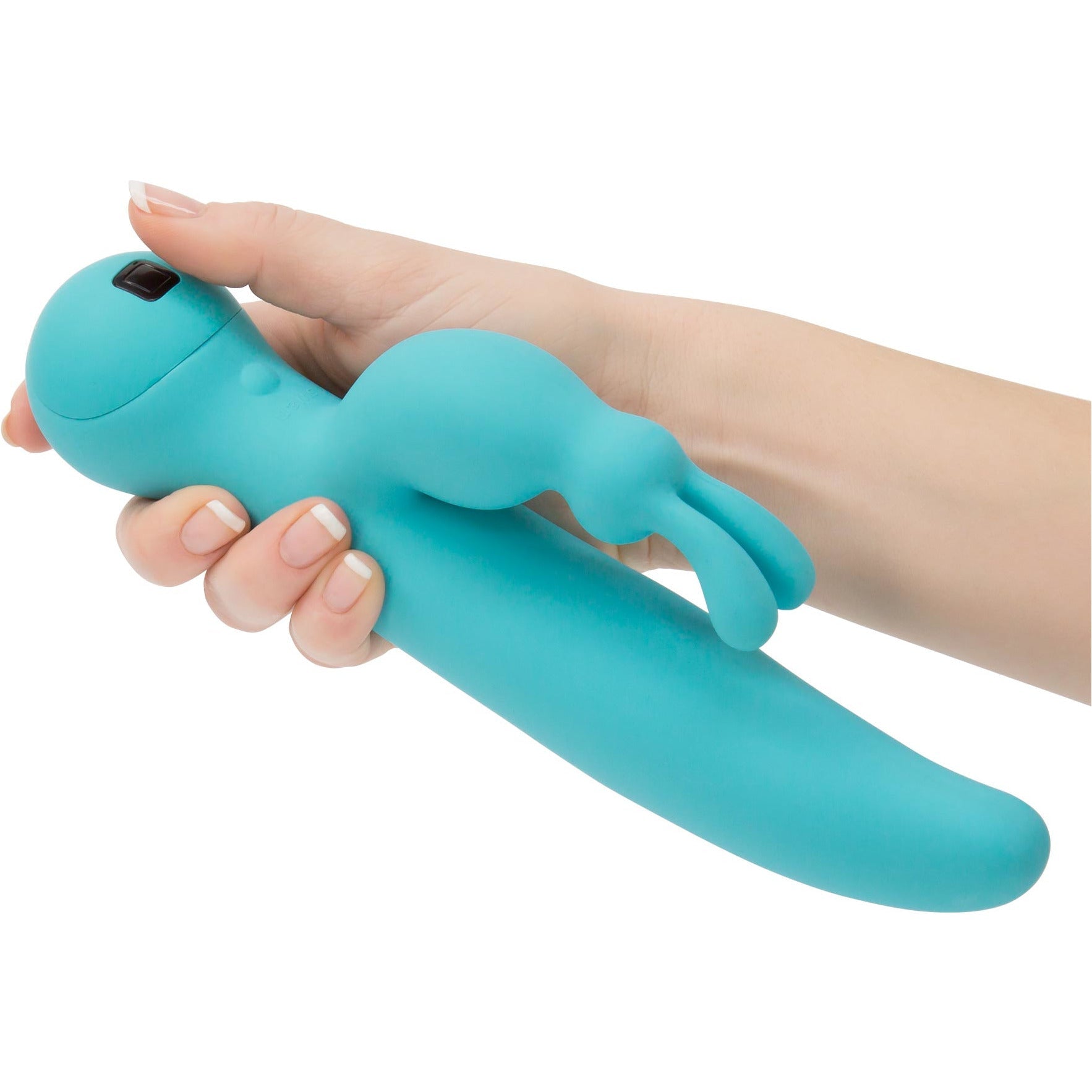 Swan - Touch - Duo - Dual Rabbit Vibrator - Rechargeable - Teal