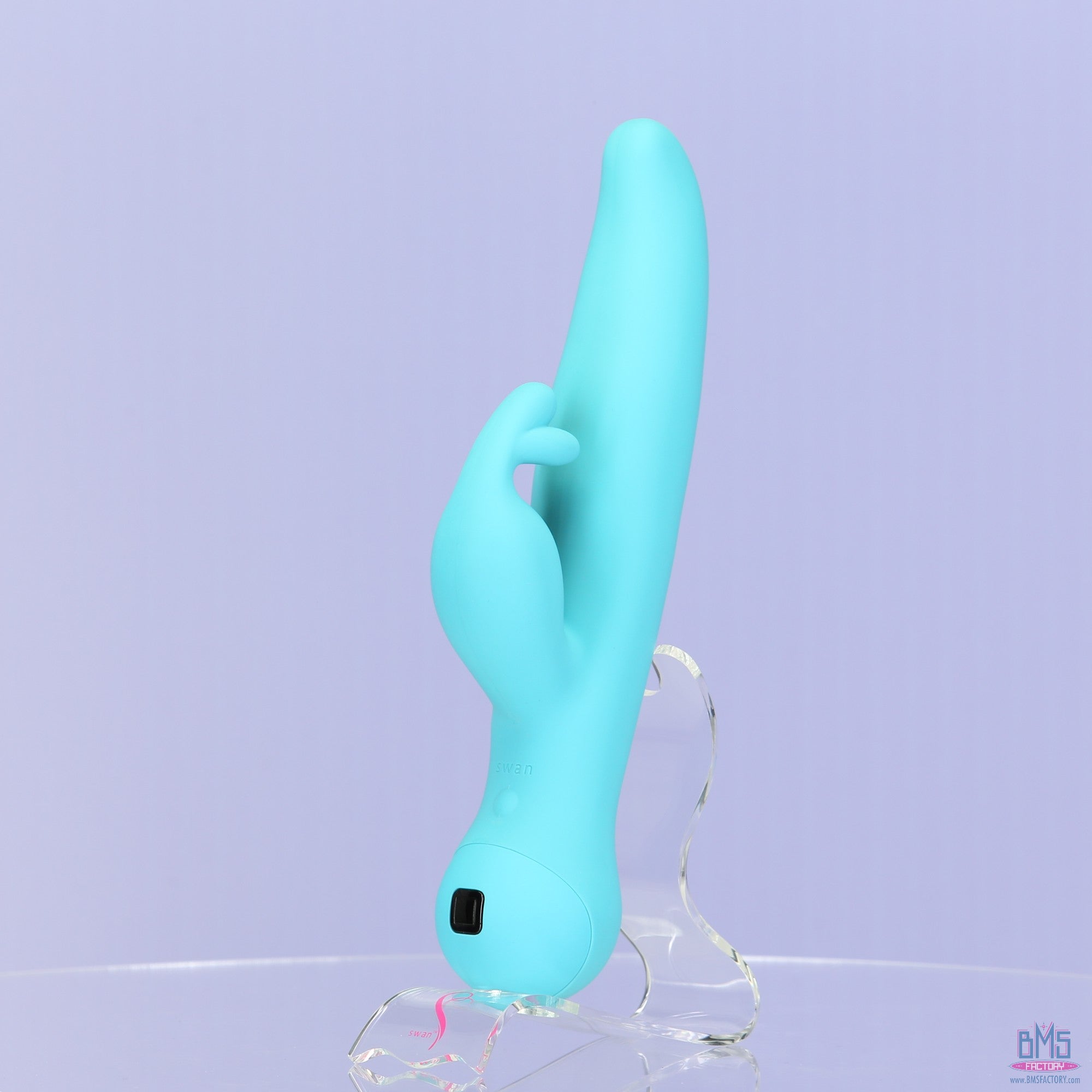 Swan - Touch - Trio - Rabbit Vibrator - Rechargeable - Teal