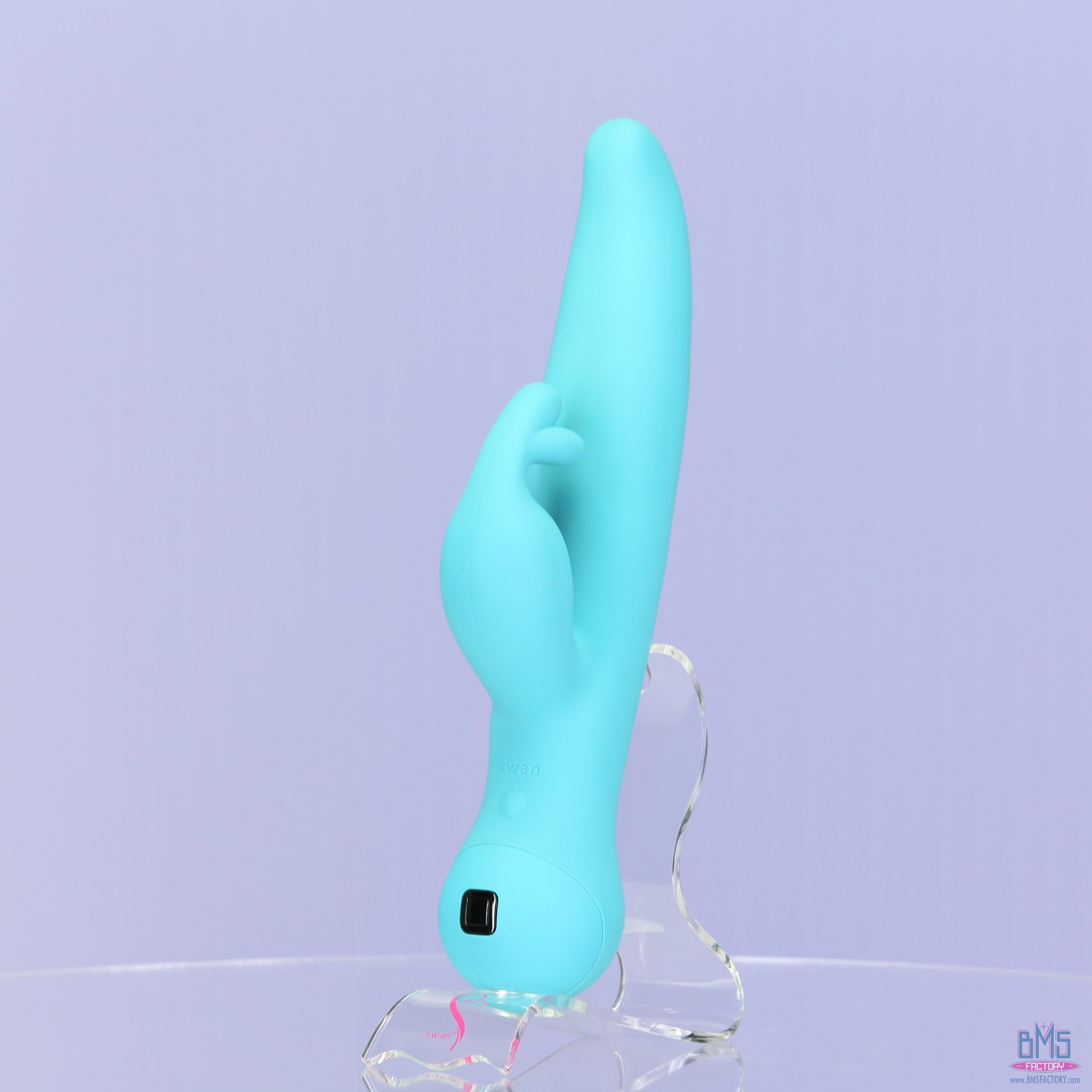 Swan - Touch - Trio - Rabbit Vibrator - Rechargeable - Teal