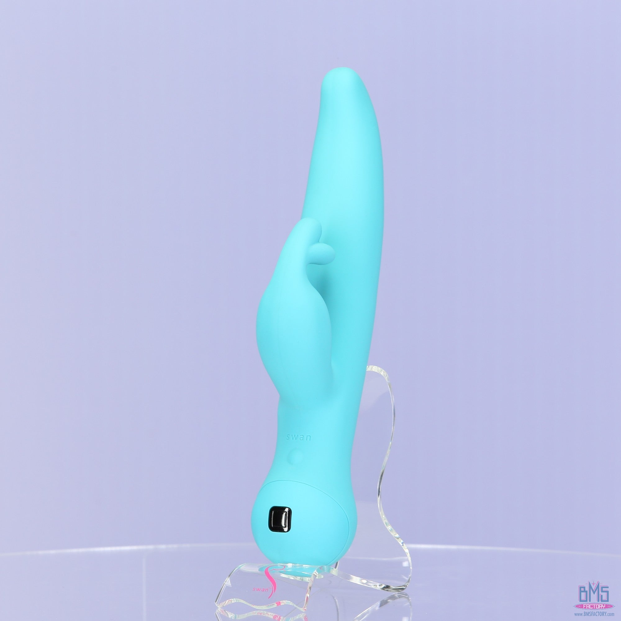 Swan - Touch - Trio - Rabbit Vibrator - Rechargeable - Teal