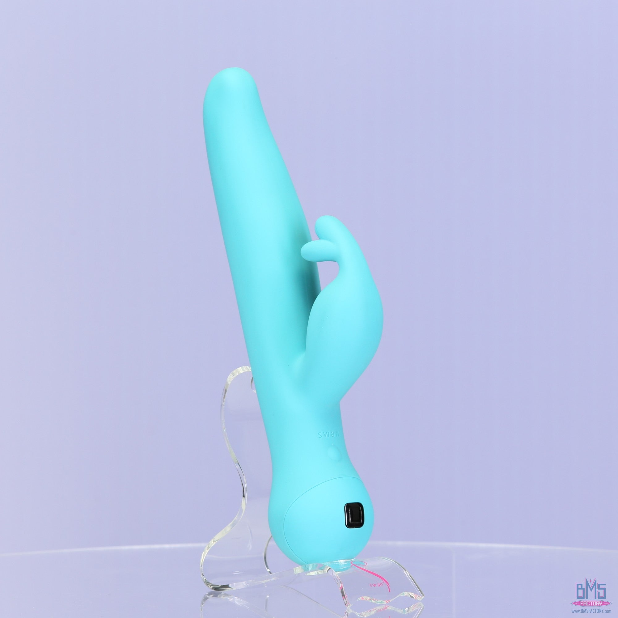 Swan - Touch - Trio - Rabbit Vibrator - Rechargeable - Teal