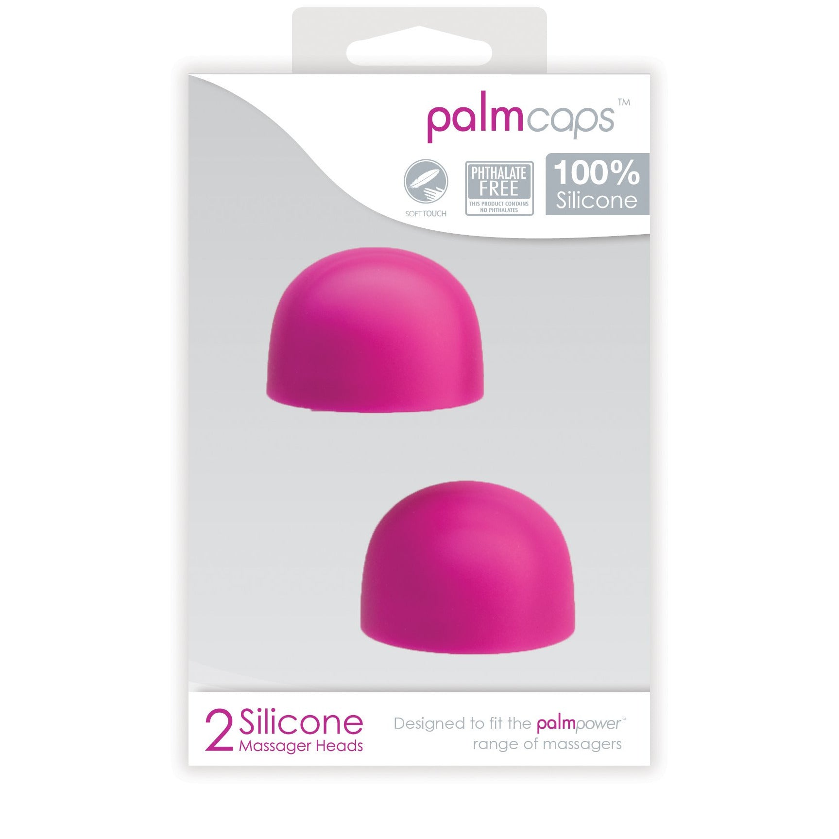 PalmPower - PalmCaps - 2 embouts de rechange en silicone (À utiliser avec le PalmPower)