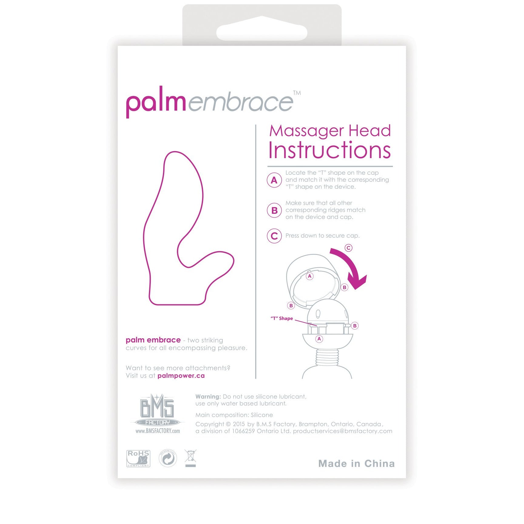 PalmPower - PalmEmbrace Head Attachment (For use with PalmPower)