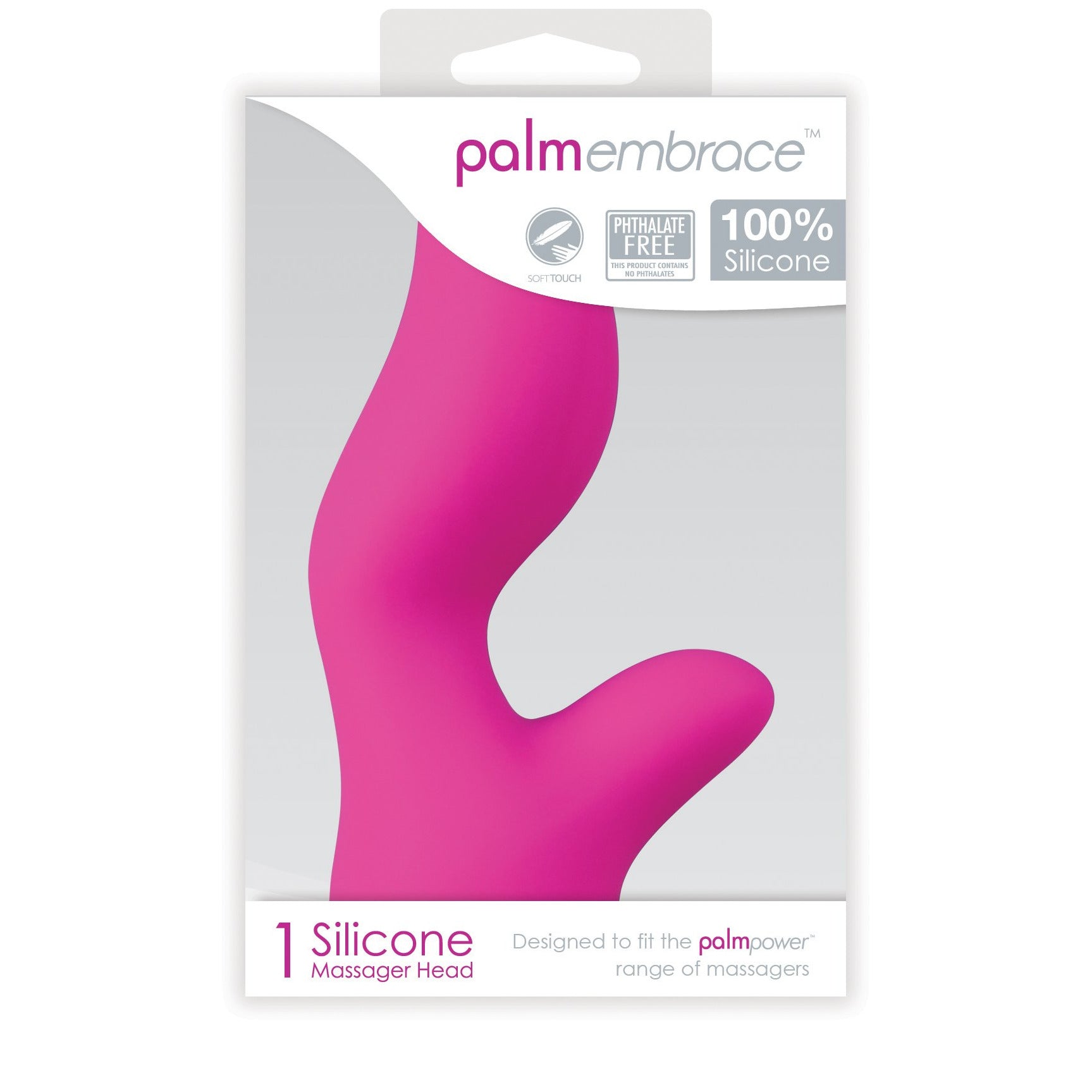 palmpower - PalmEmbrace - 1 Silicone Massager Head Attachment (For use with palmpower)