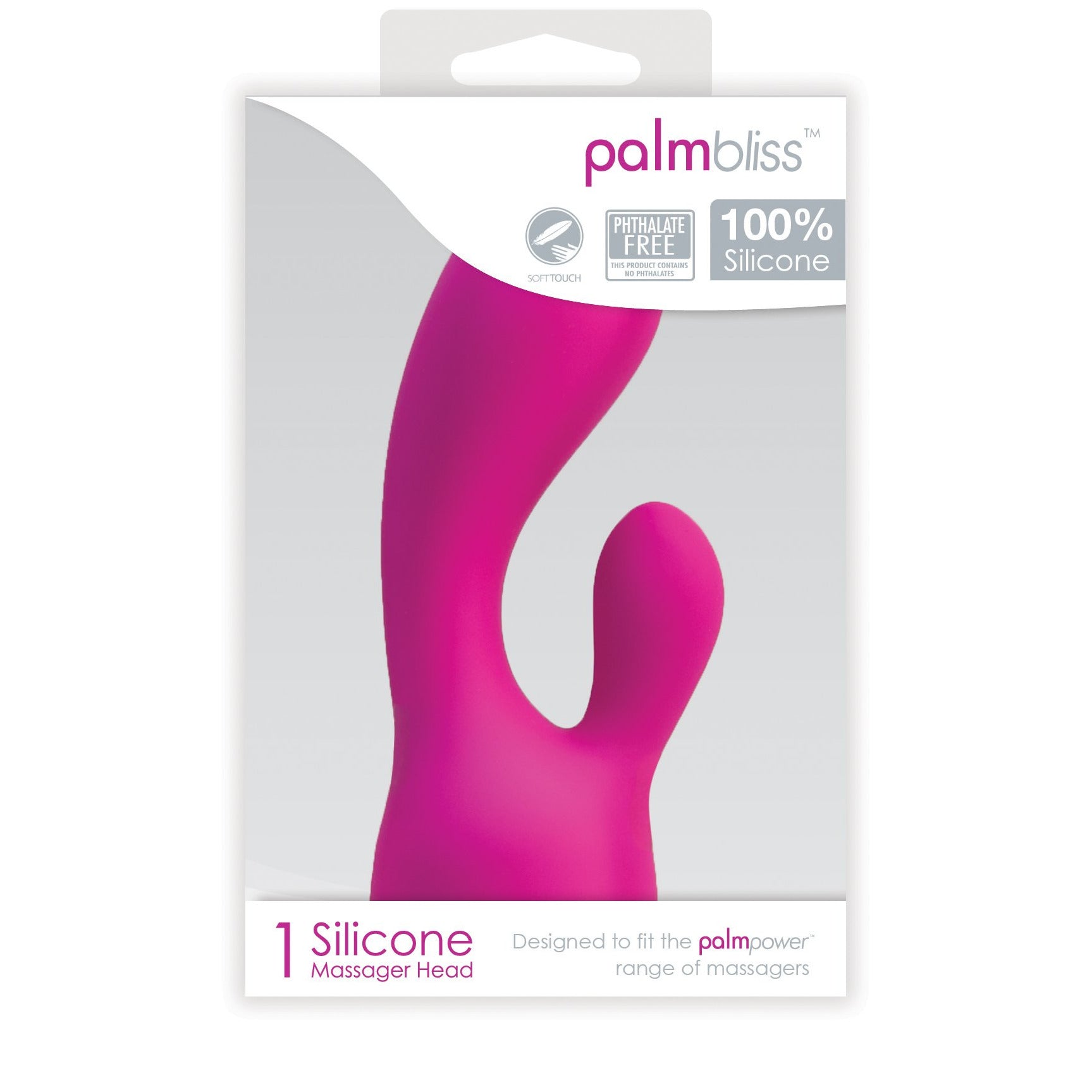 palmpower - PalmBliss - 1 Silicone Massager Head Attachment (For use with palmpower)