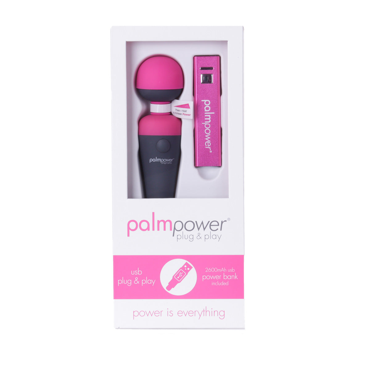 PalmPower - Plug & Play Massage Wand (DC Power)