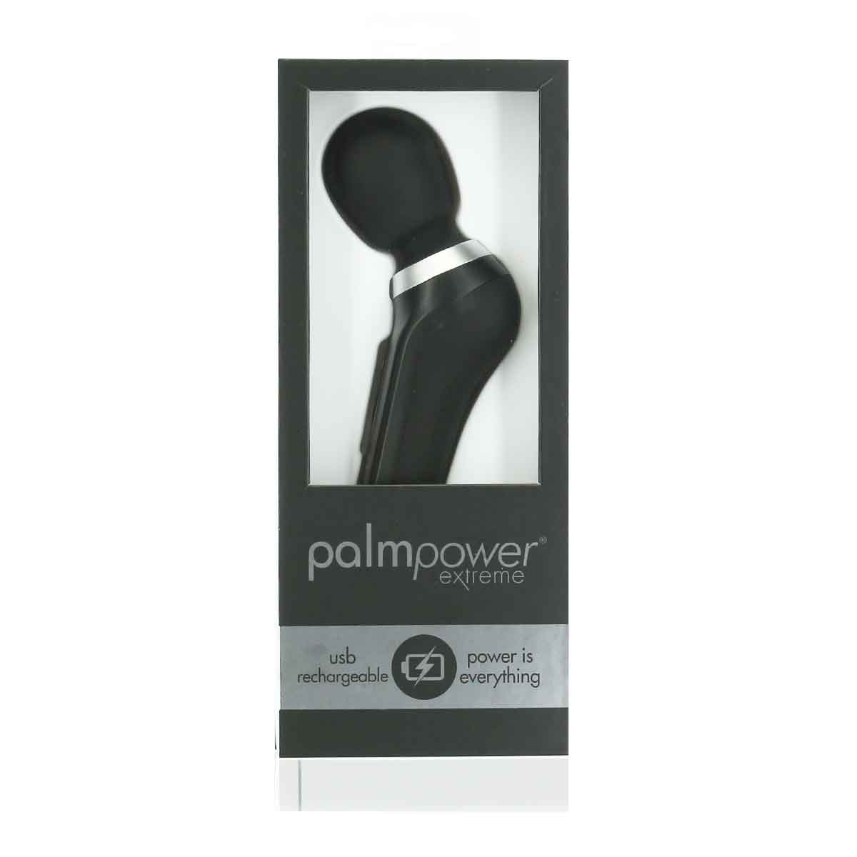 PalmPower - Extreme - Rechargeable Massage Wand - Black