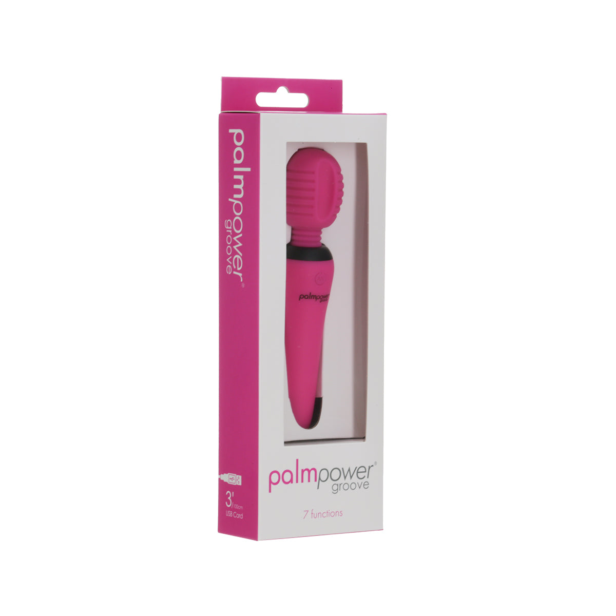 PalmPower - Mini baguette de massage Groove - Rose
