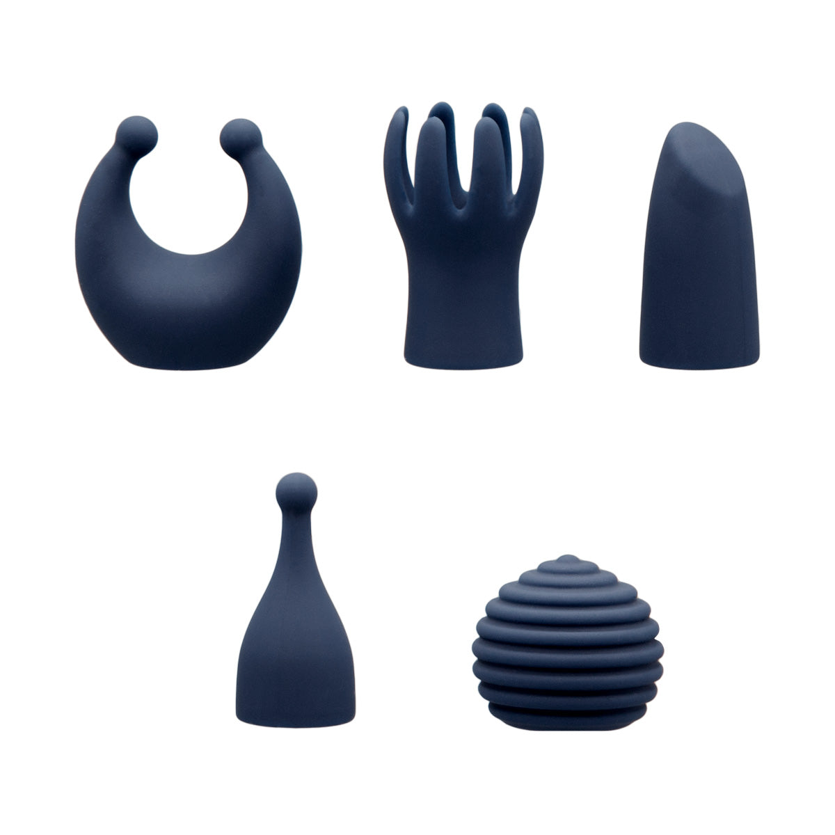 Pillow Talk Secrets - Set de mini-masseurs 6 pièces Desires - Bleu marine