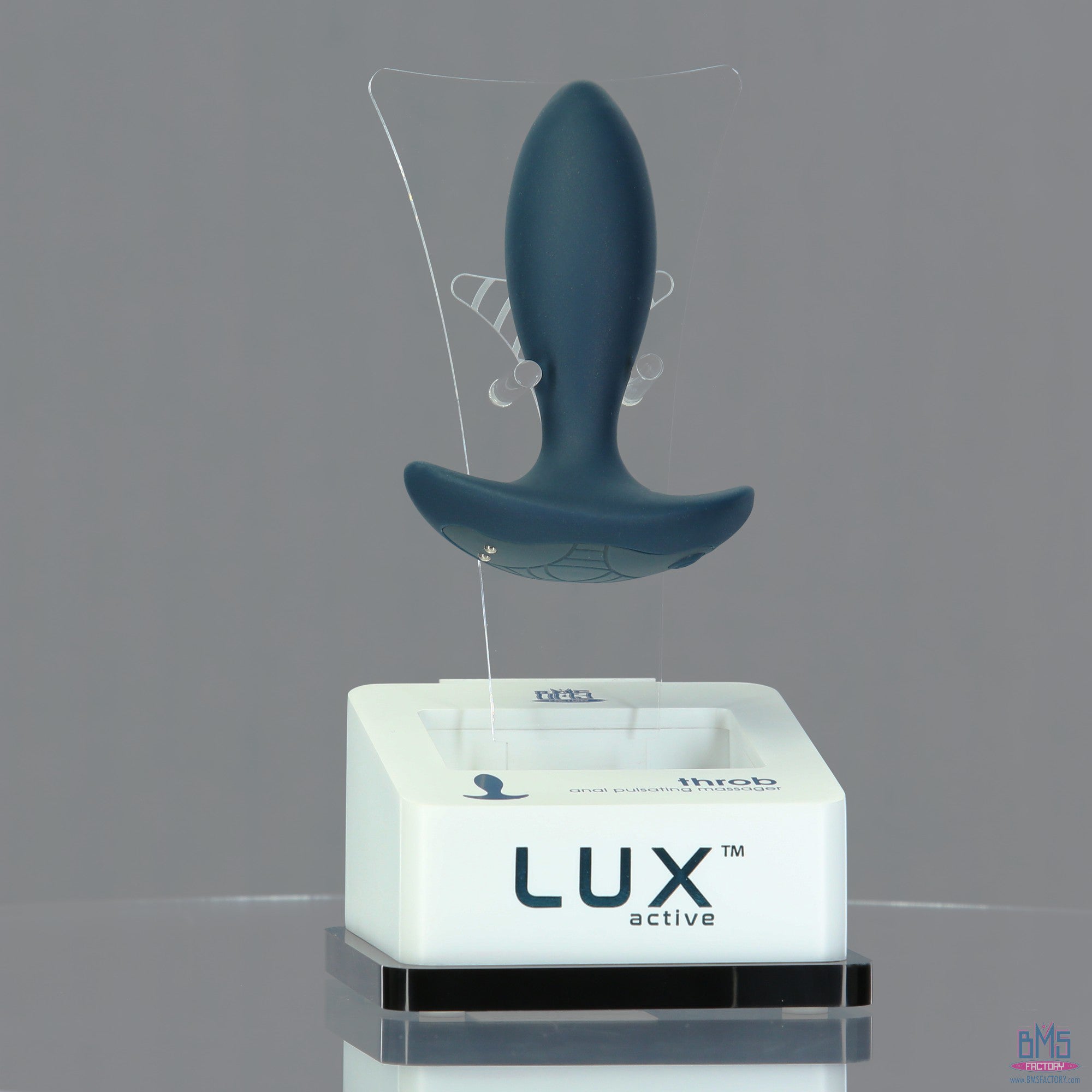 LUX active - Throb - Masseur anal pulsant de 11,4 cm - Télécommande incluse