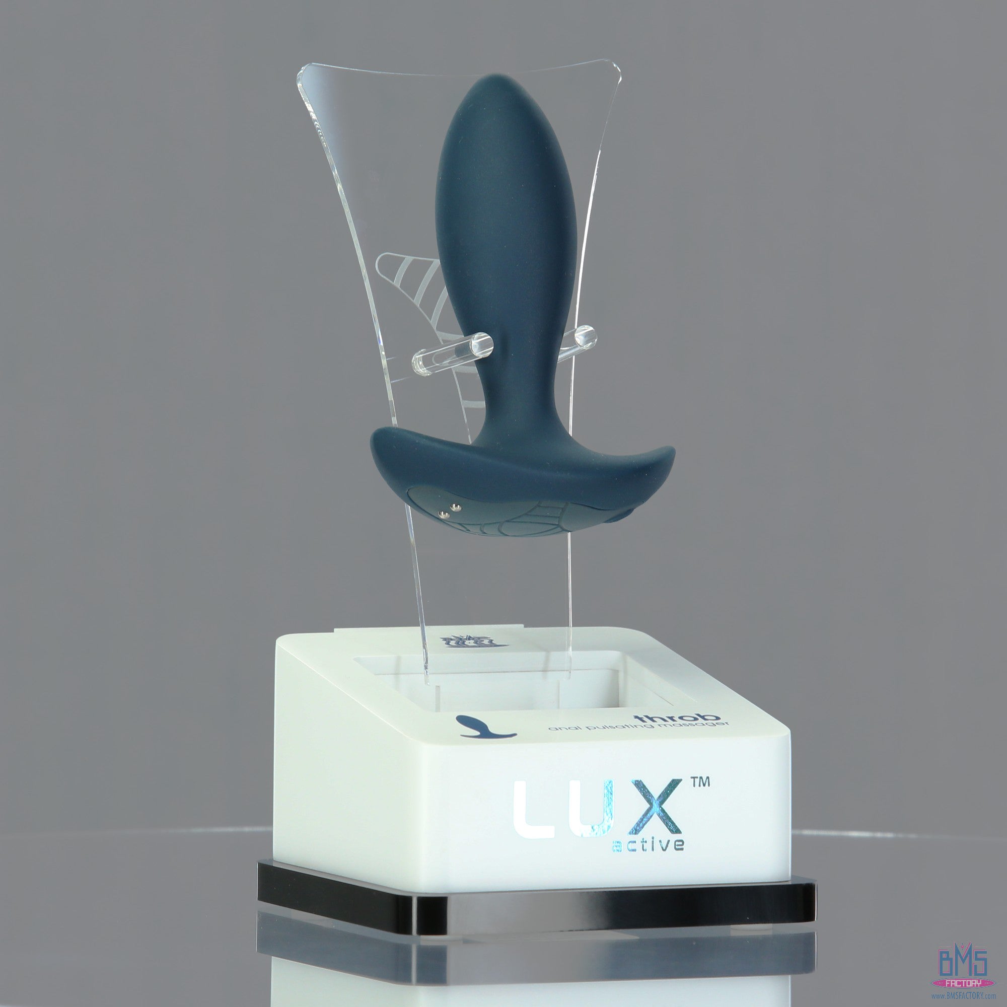 LUX active - Throb - Masseur anal pulsant de 11,4 cm - Télécommande incluse