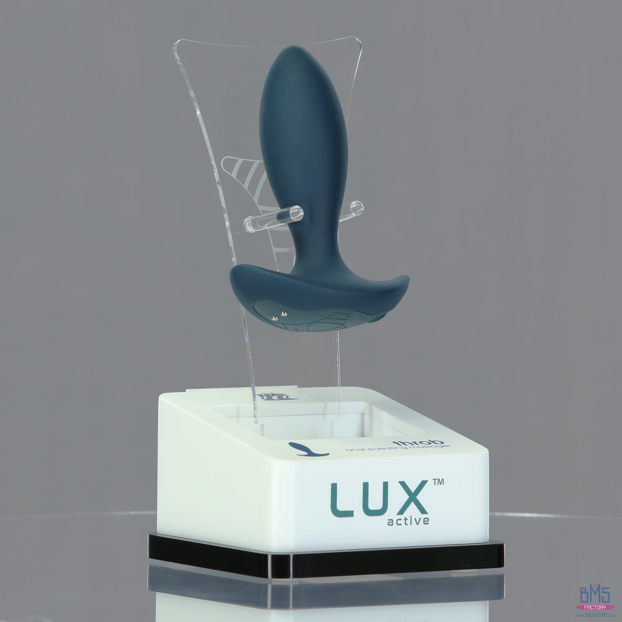 LUX active - Throb - Masseur anal pulsant de 11,4 cm - Télécommande incluse