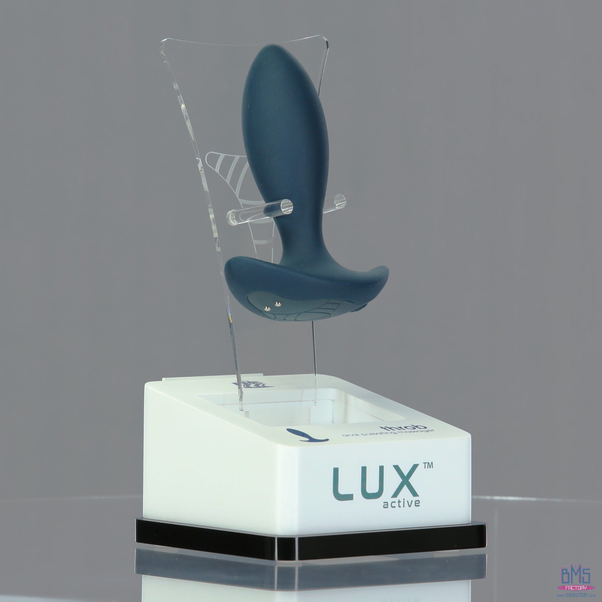 LUX active - Throb - Masseur anal pulsant de 11,4 cm - Télécommande incluse