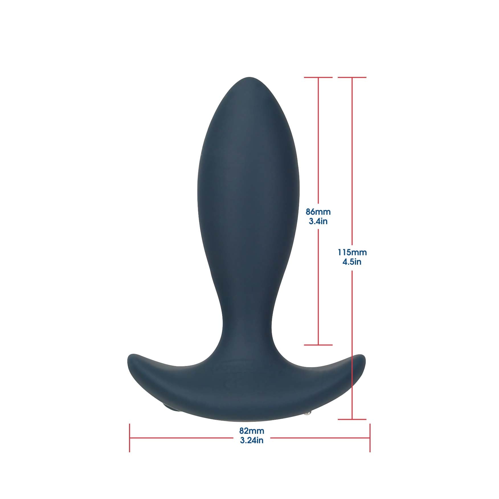 LUX active - Throb - Masseur anal pulsant de 11,4 cm - Télécommande incluse