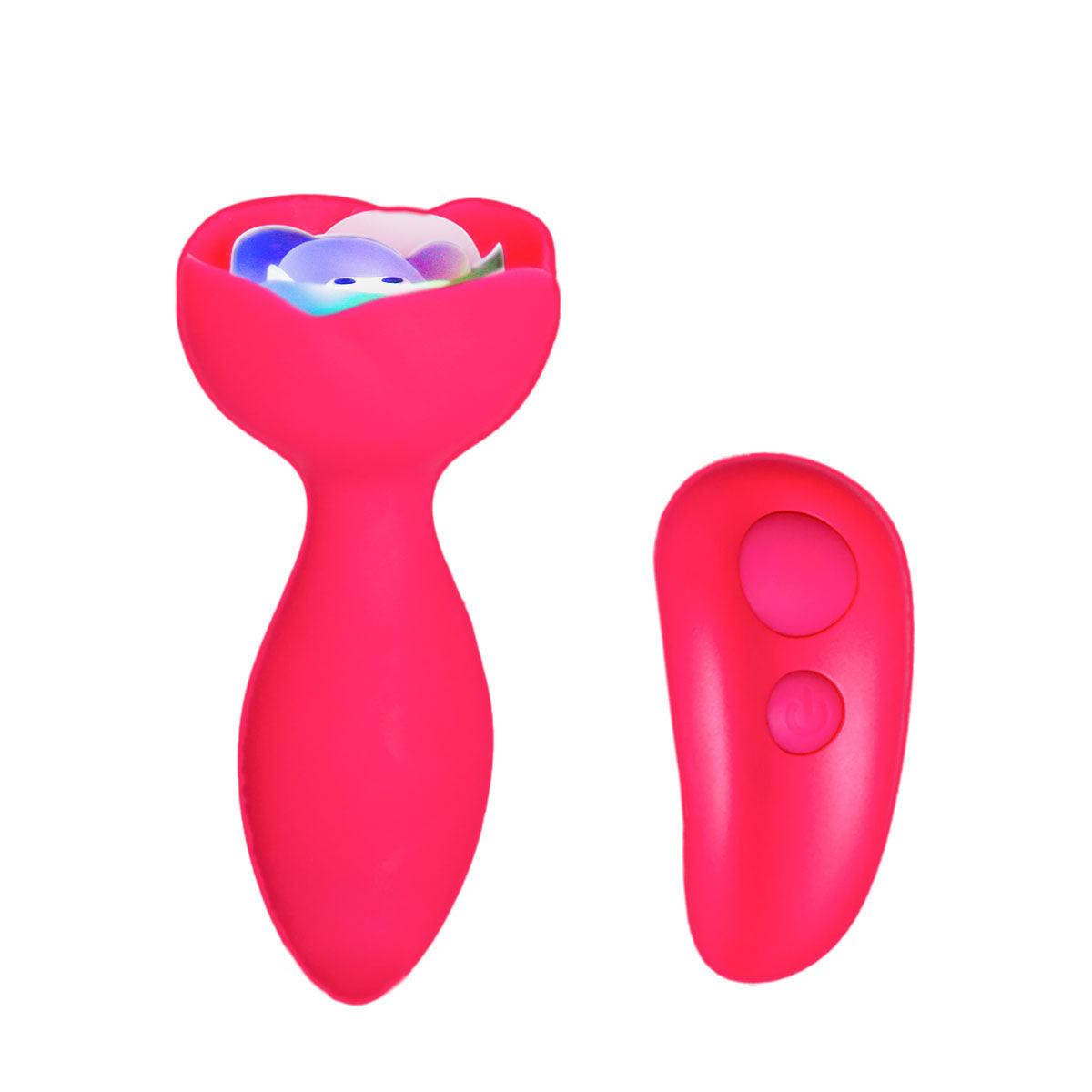 M'Lady - Light Up Rotating Anal Plug - Pink