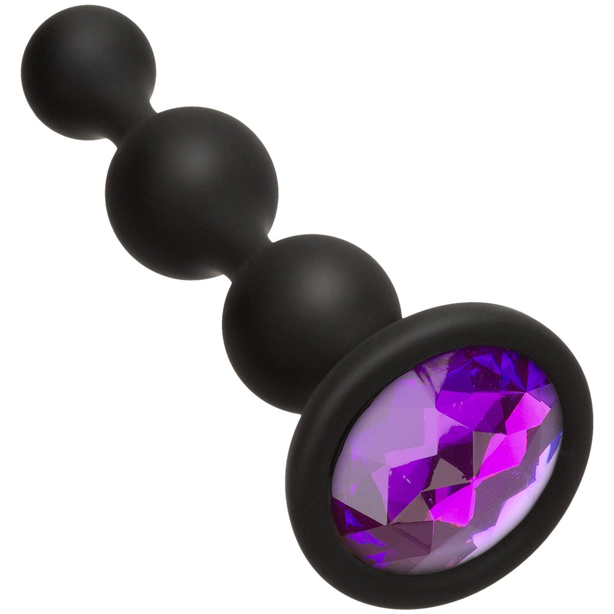 DOC JOHNSON® - BOOTY BLING Jeweled Wearable Silicone Beads - Purple