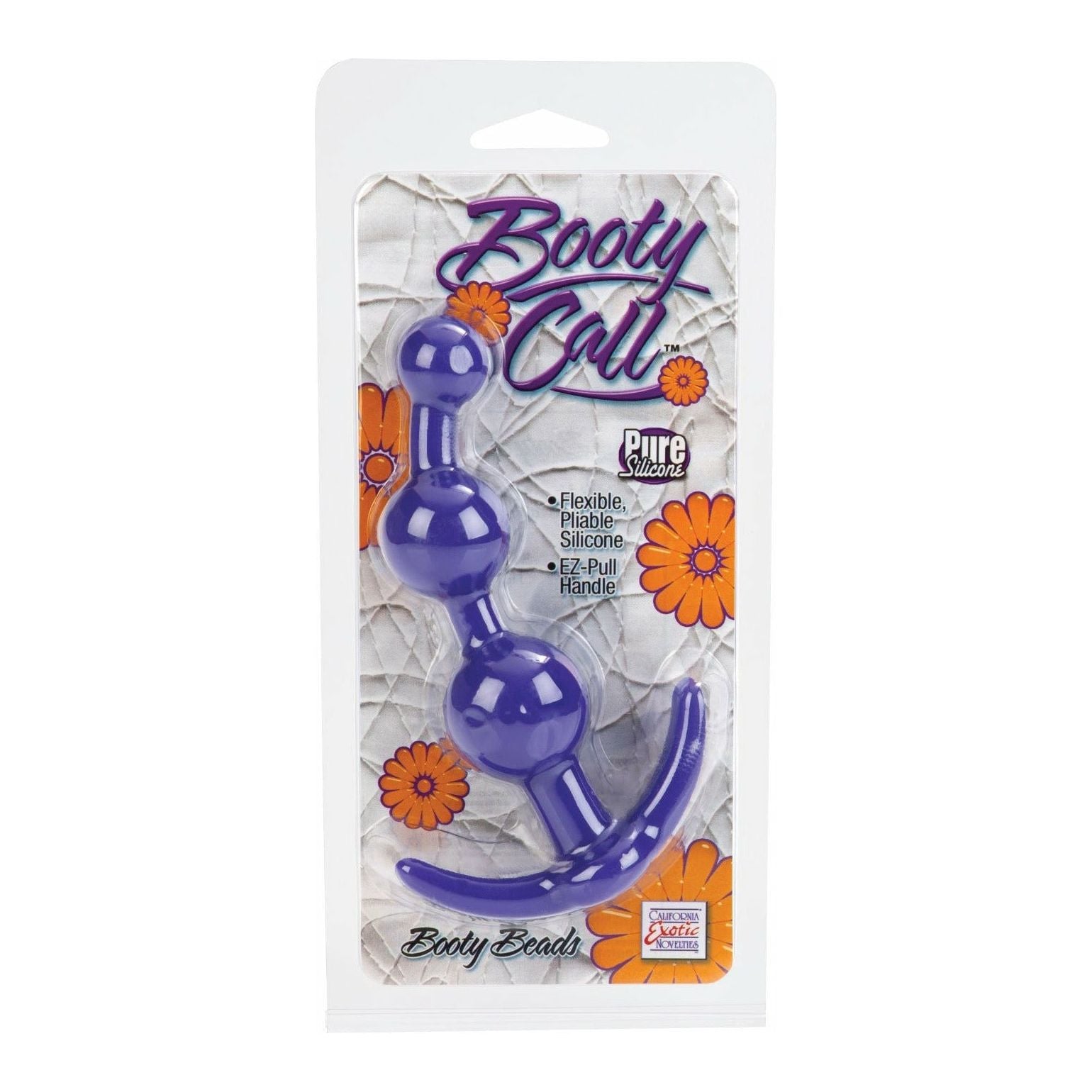 CALEXOTICS® - Booty Call - Pure Silicone Booty Beads - Purple