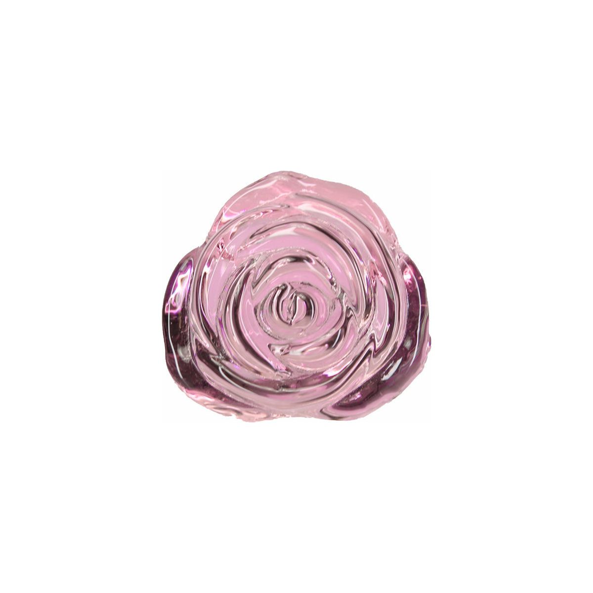 PILLOW TALK - ROSY - Luxurious Glass Anal Plug