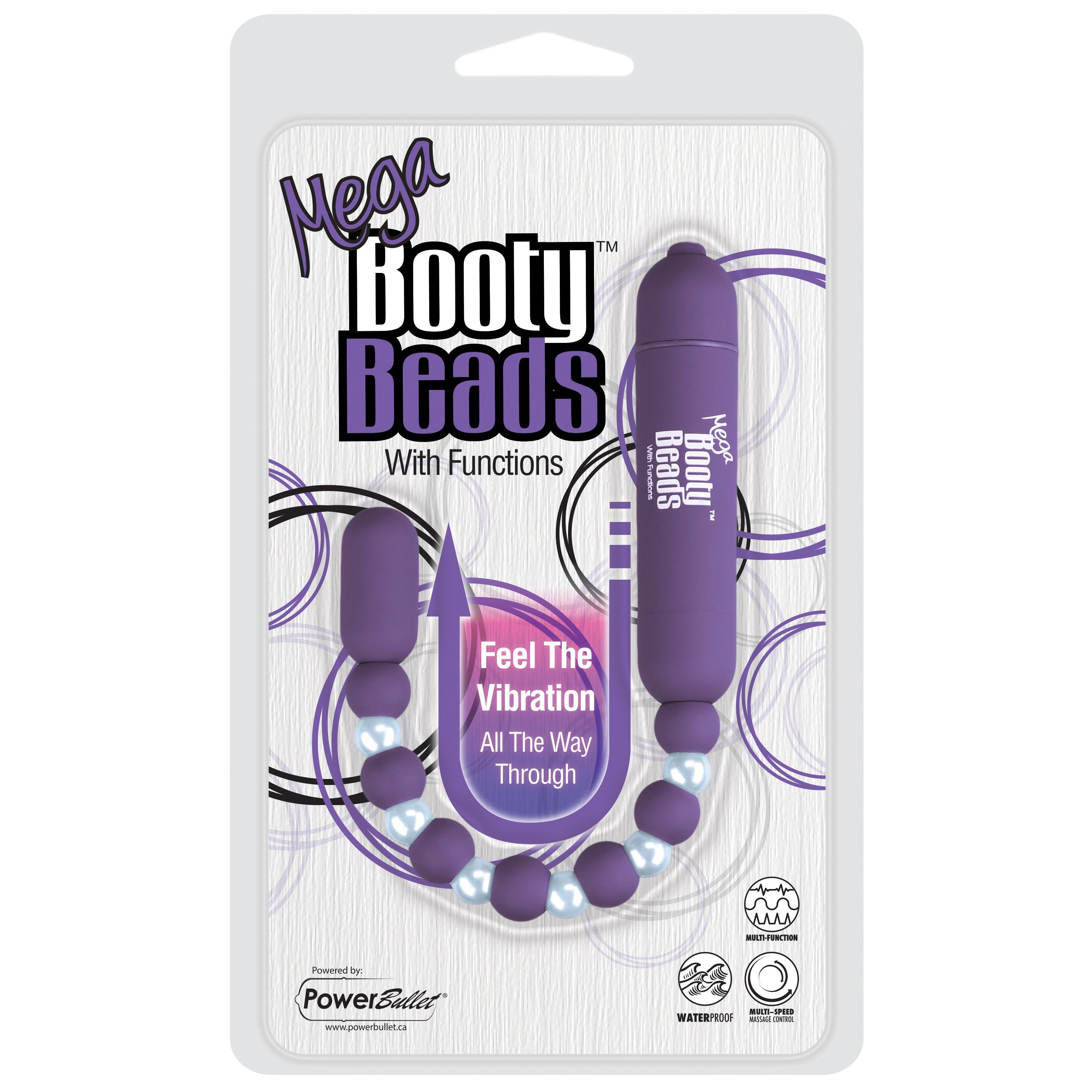 BMS - Mega Booty Beads with Functions - Violet