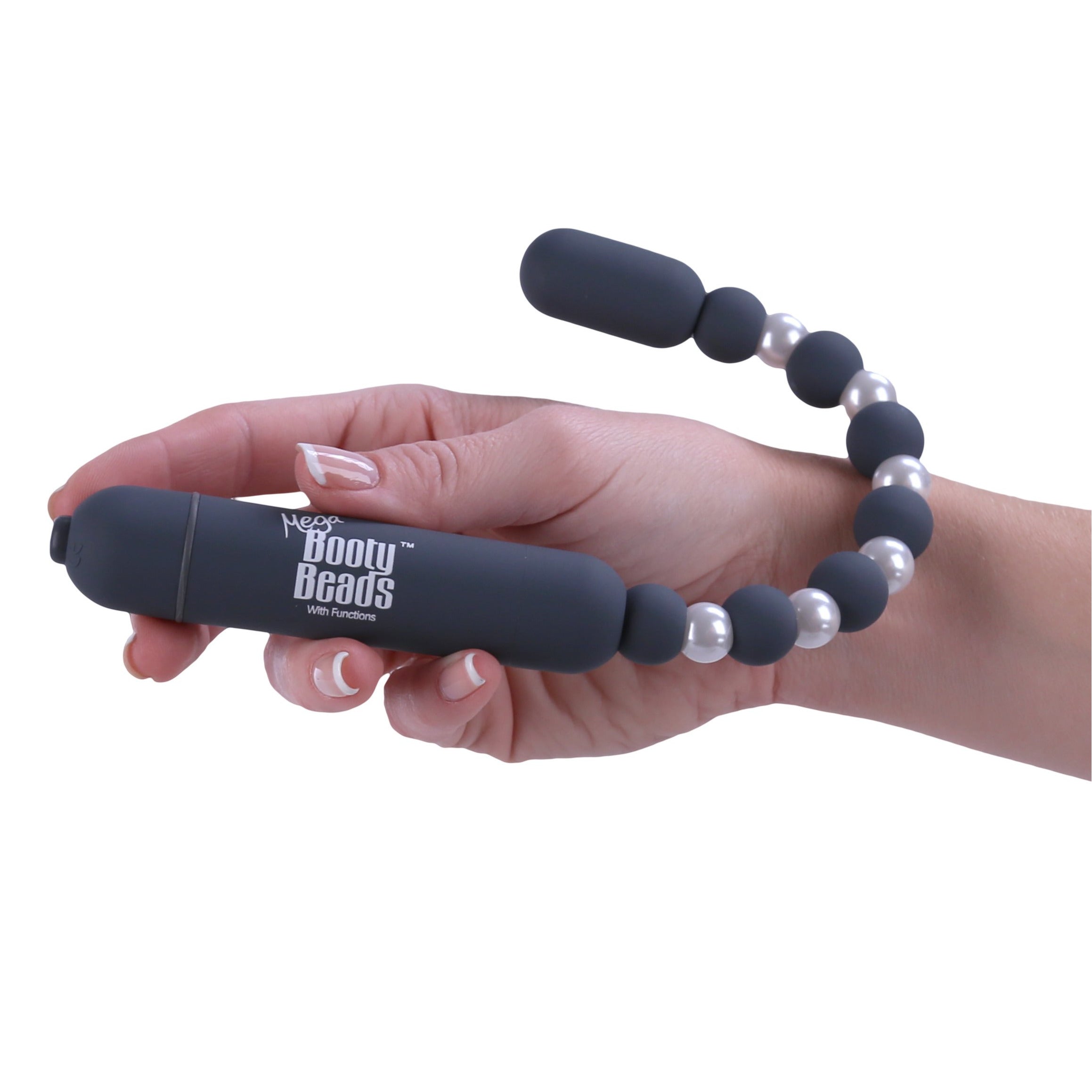 PowerBullet - Mega Booty Beads with Functions - Grey