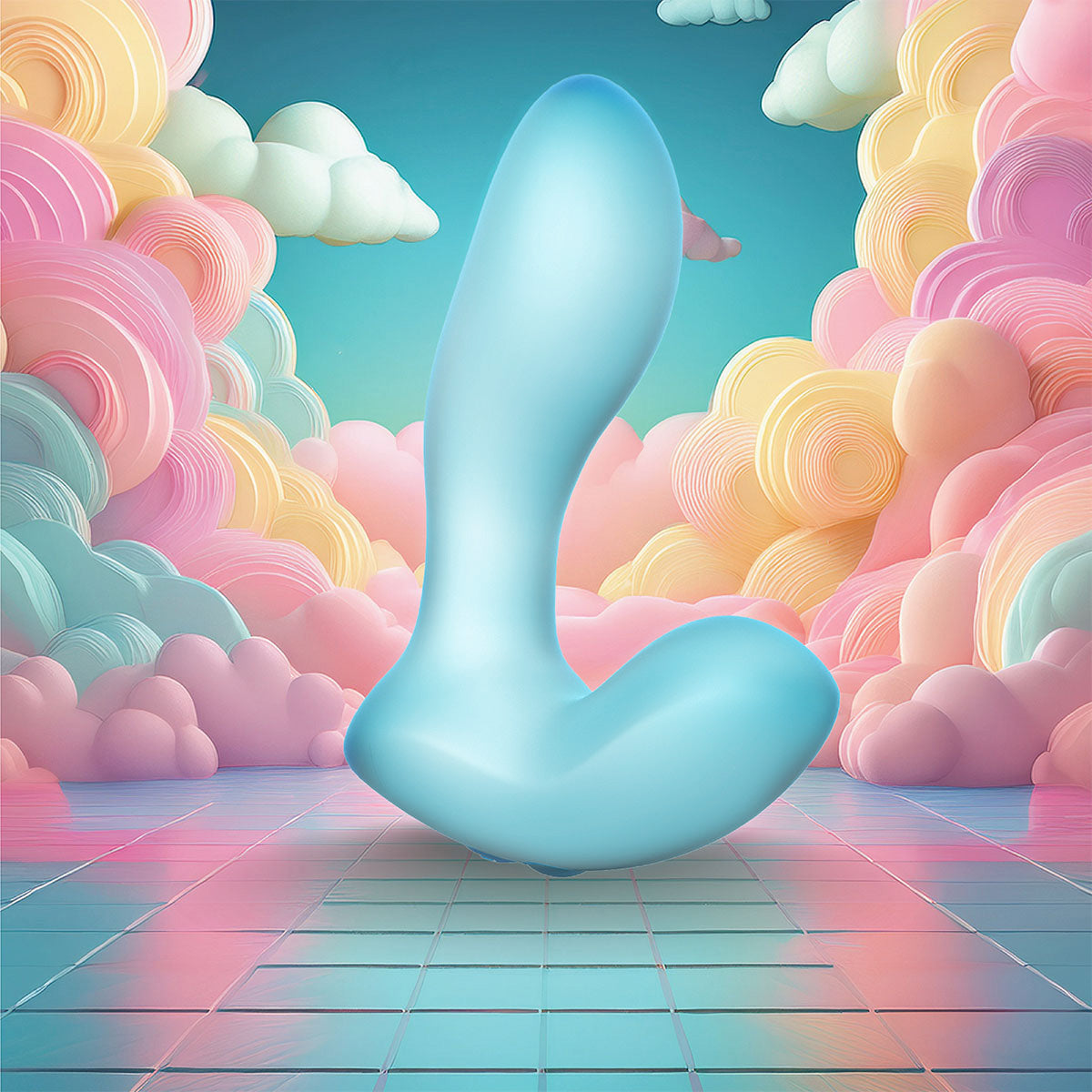 Softies 5” Silicone Vibrator – Blue