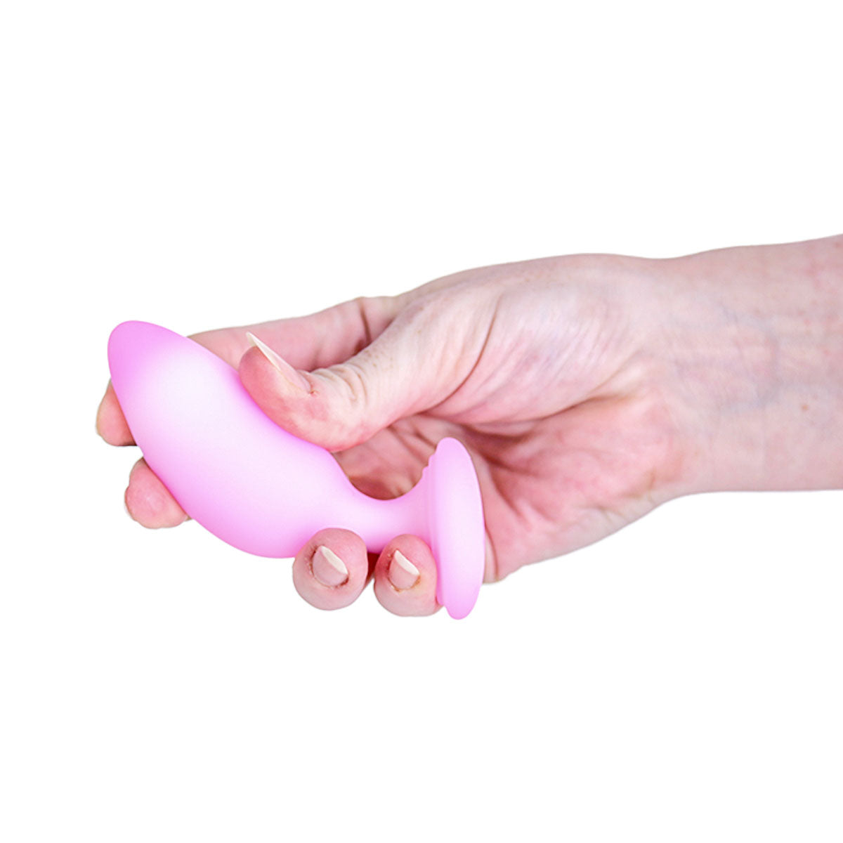SOFTies - Silicone Anal Plug - 4" - Pink