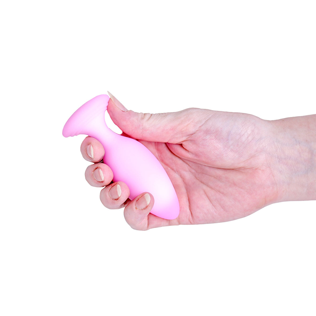 Softies Plug anal en silicone 10 cm – Rose