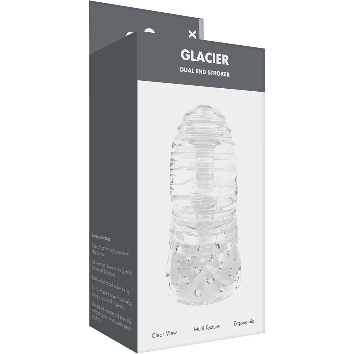 linx - Glacier Dual End Stroker - Clear