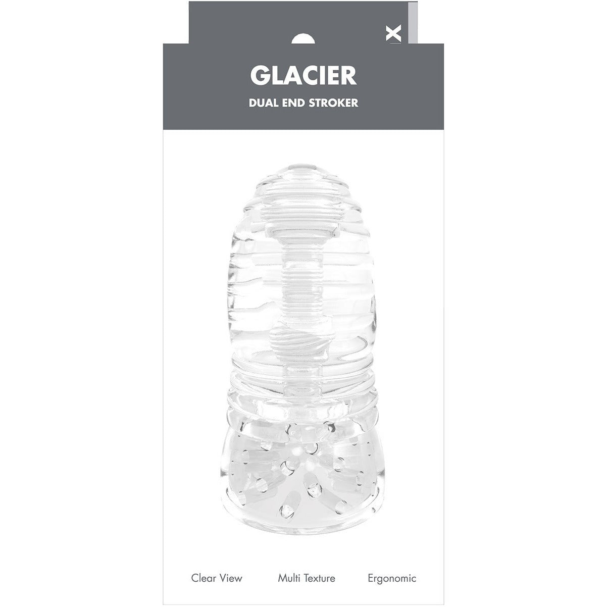linx - Glacier Dual End Stroker - Clear