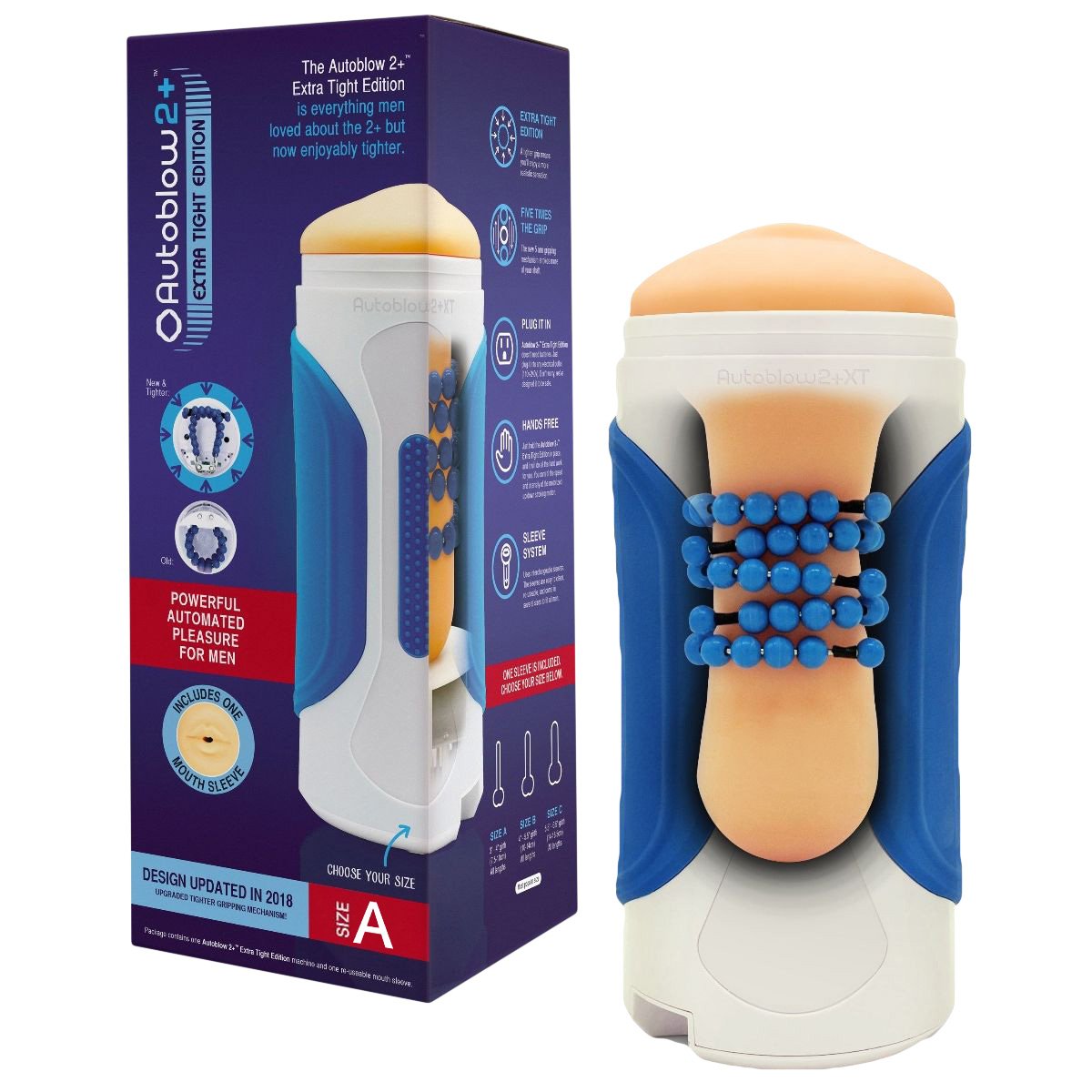 Autoblow 2+ avec embout buccal taille A