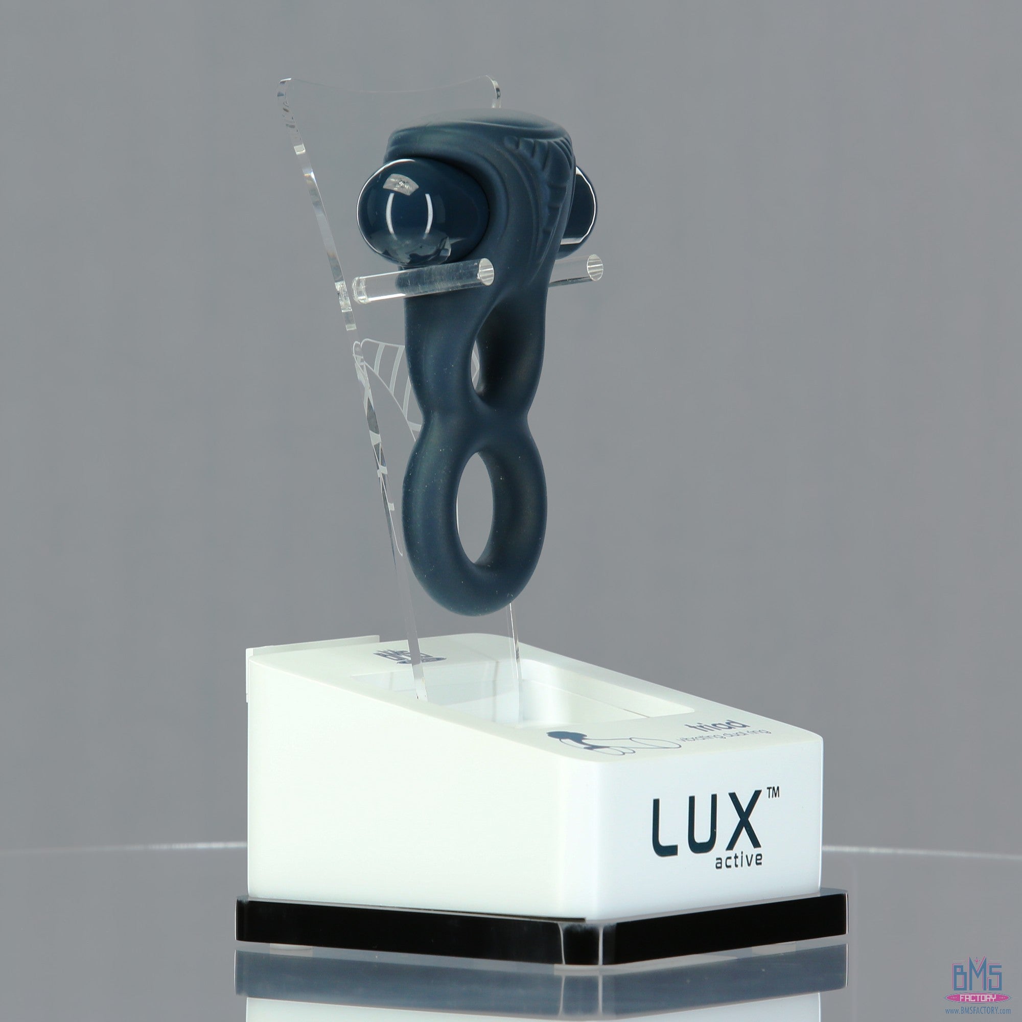 LUX active - Triad - Anneau pénien vibrant double de 4,5 pouces - Télécommande incluse