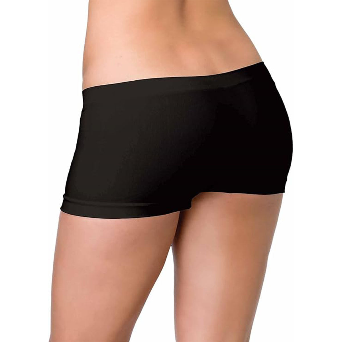 Shorty sans coutures Leg Avenue – Taille unique – Noir