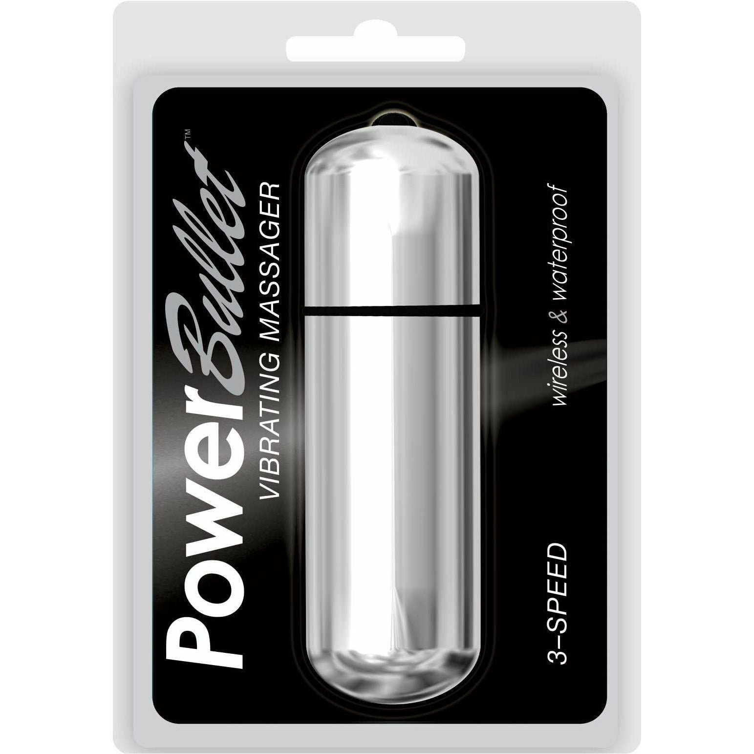 Power Bullet - 3-Speed 6-inch Bullet Vibrator - Battery Operated - Silver