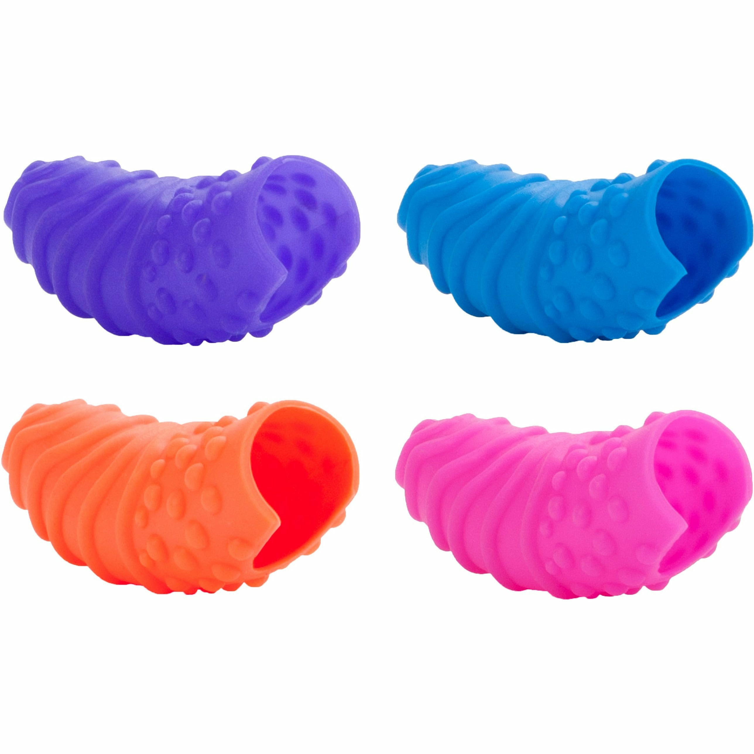 CALEXOTICS® - Intimate Play Posh Silicone Finger Swirls - Assorted Colors