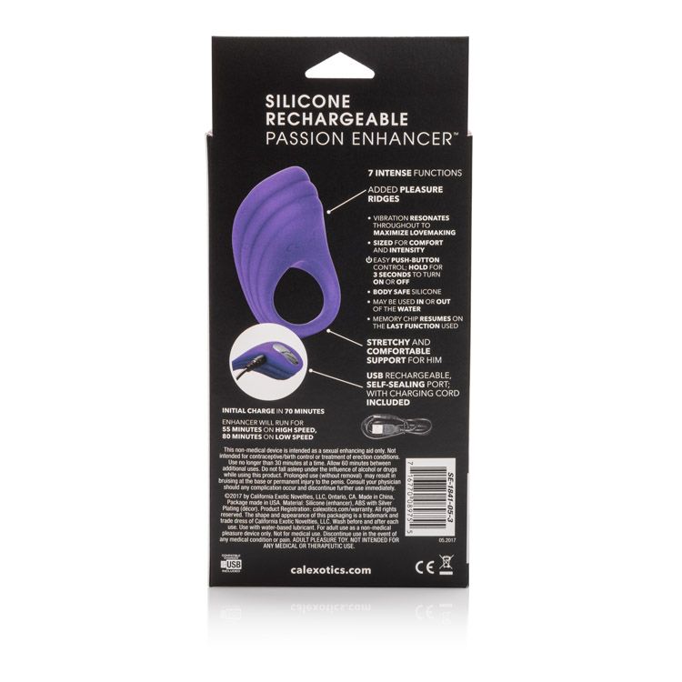 CALEXOTICS® - Silicone Rechargeable Passion Enhancer - Purple