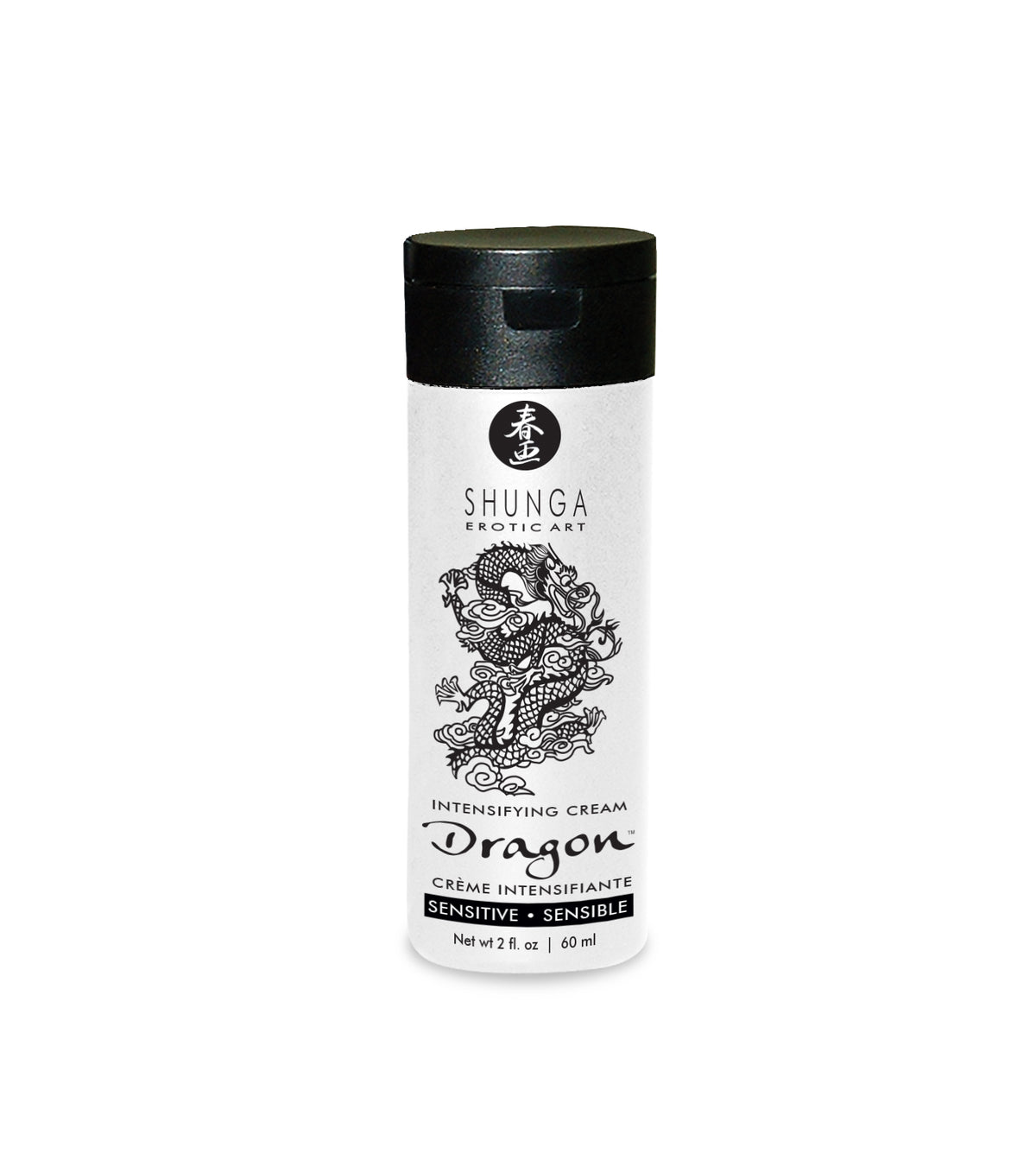 SHUNGA EROTIC ART - Intensifying Cream Dragon Sensitive - 2 fl oz 60 ml