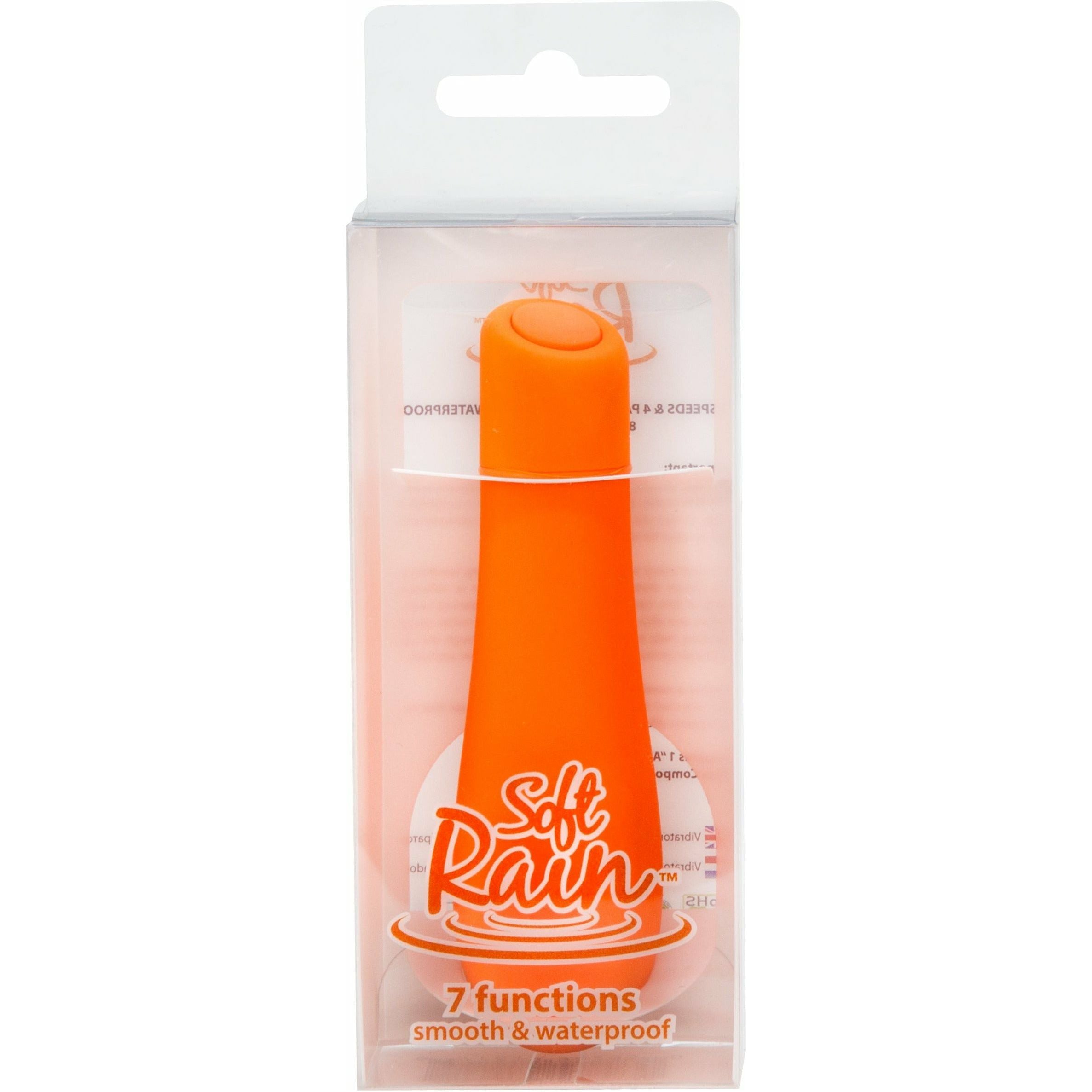BMS - Soft Rain Waterproof Vibrator - Orange