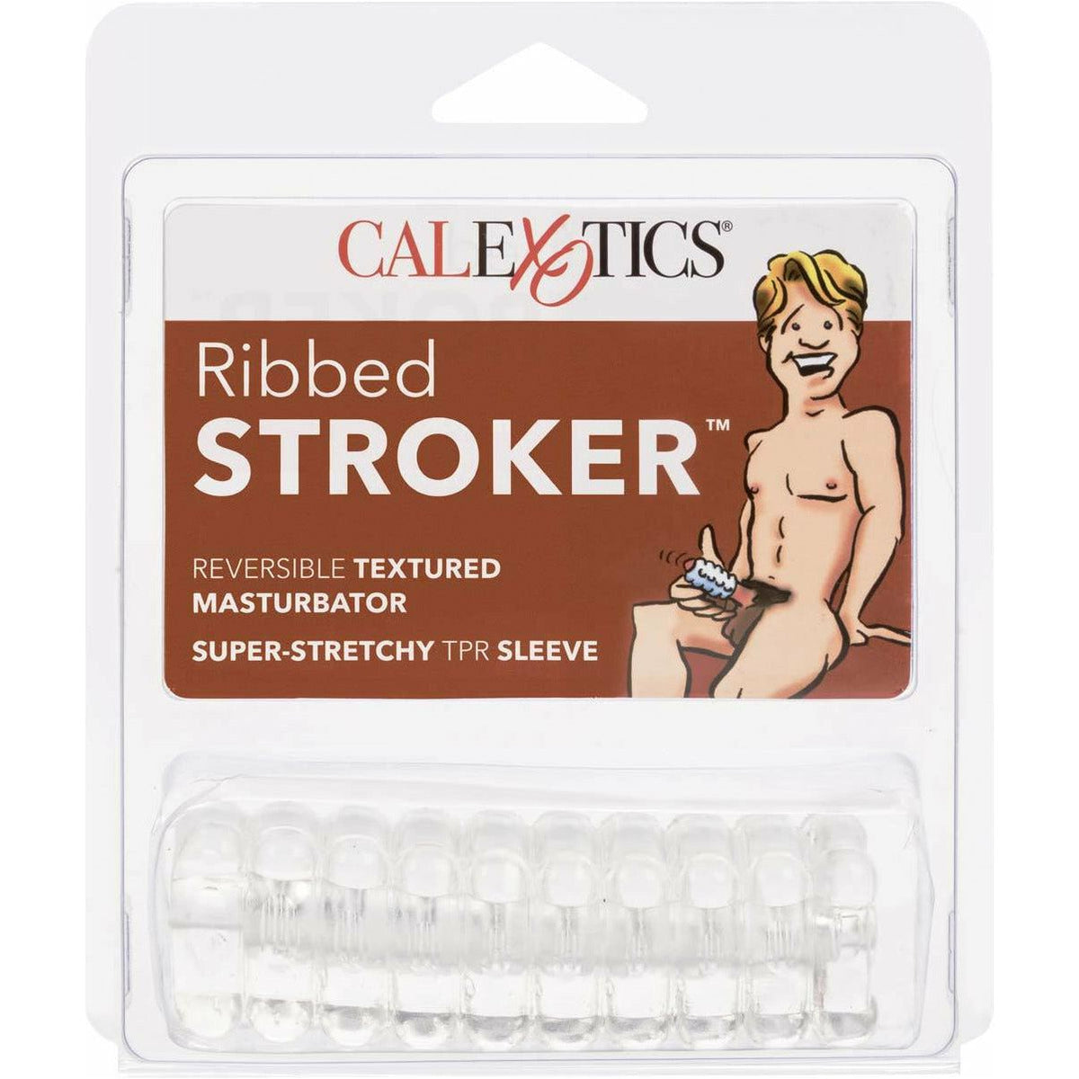CALEXOTICS® - Reversible Textured Ribbed Stroker - Clear