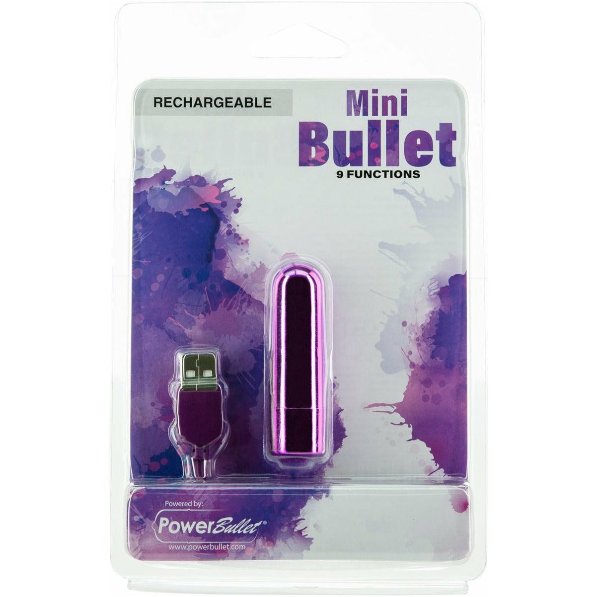 BMS - Mini Vibromasseur Balle - Rechargeable - Violet